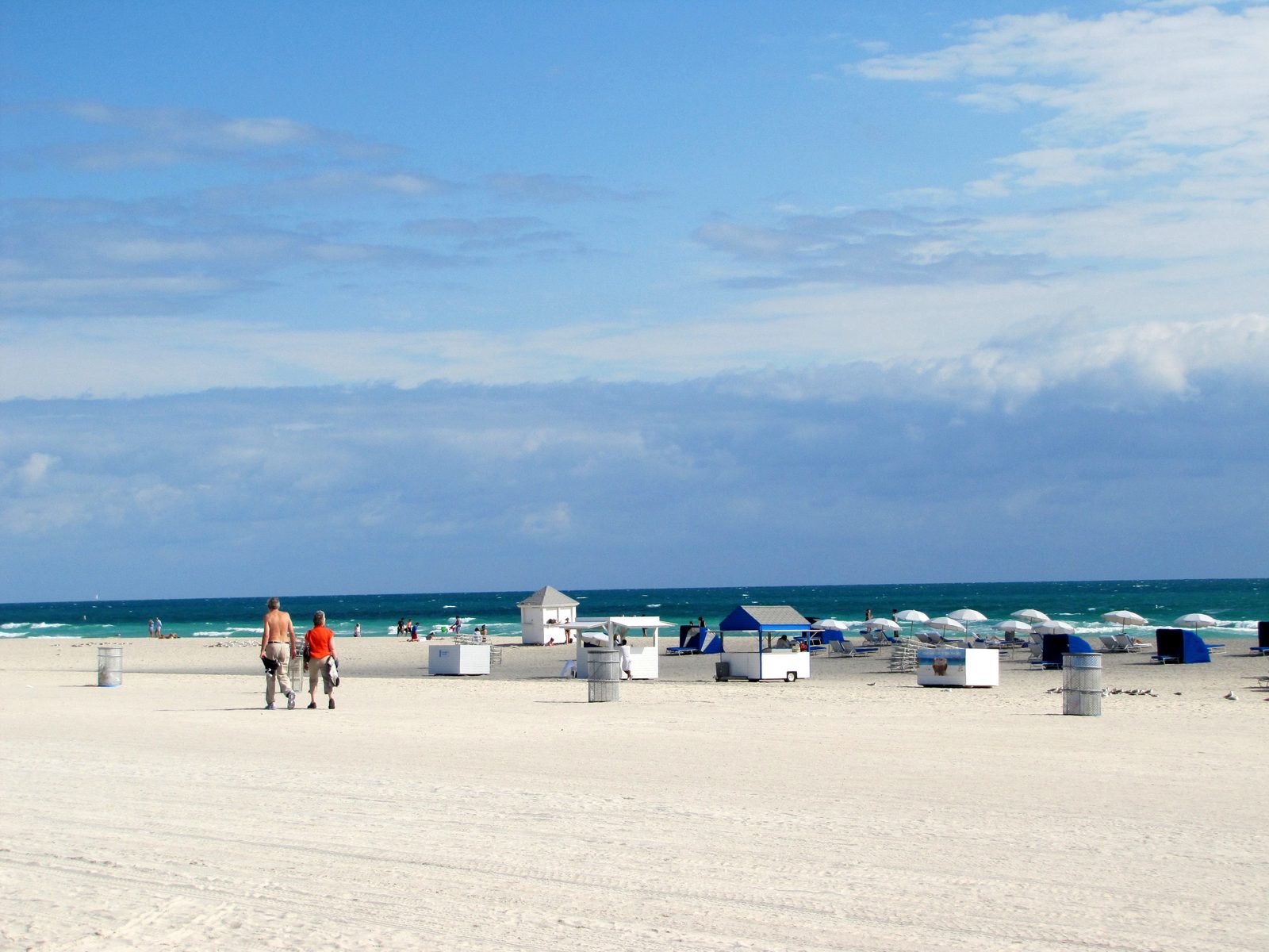 Our afternoon walk on Miami Beach
