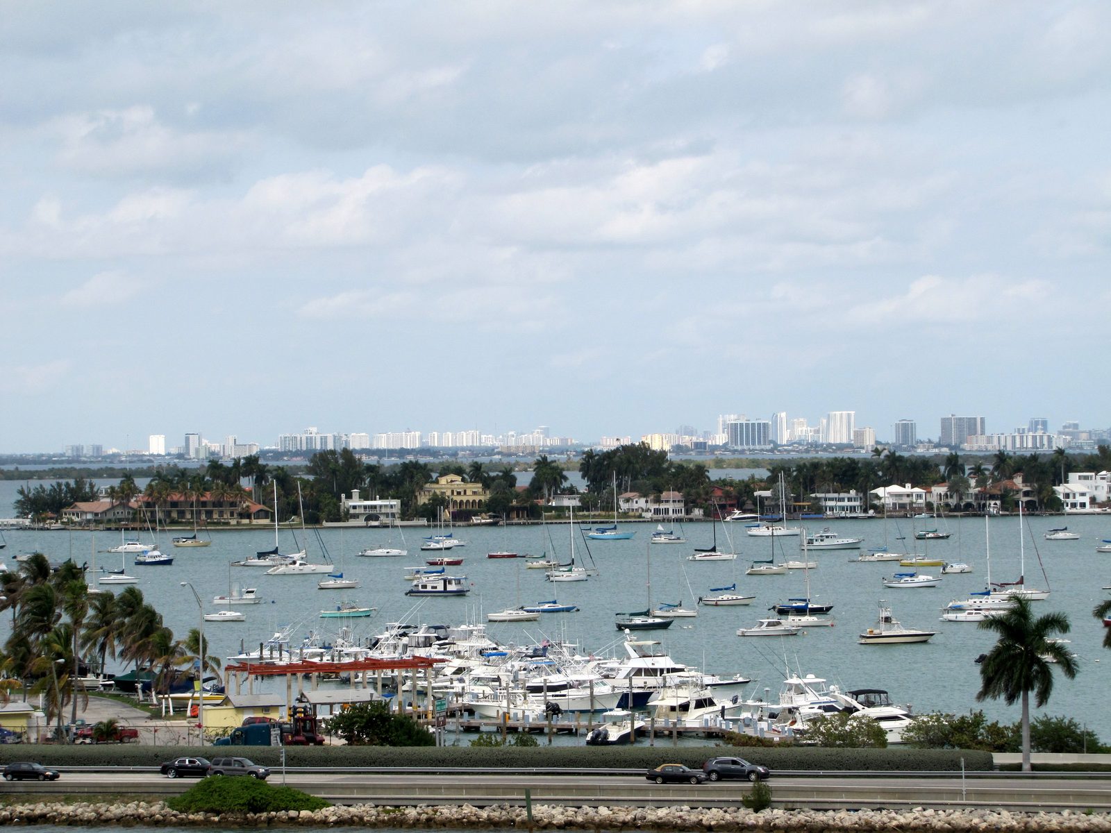 The marina view from our hotel