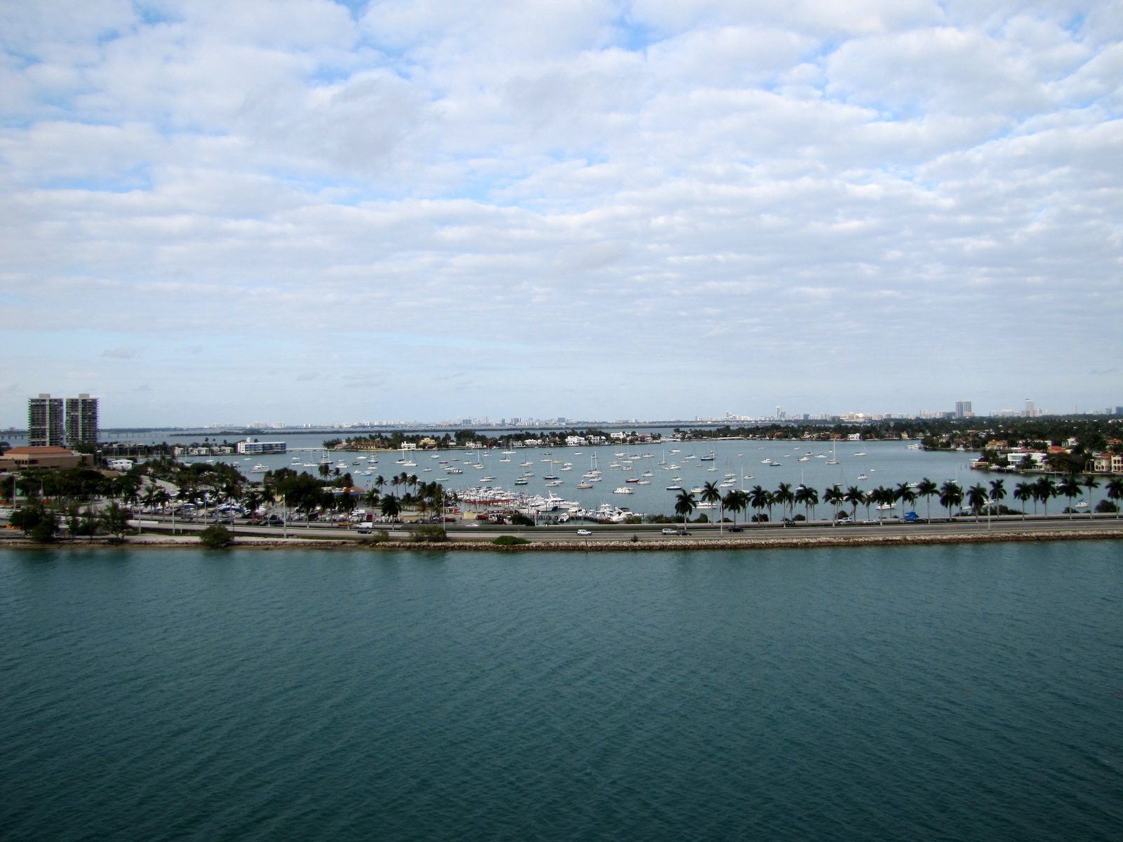 Miami from the ship's deck