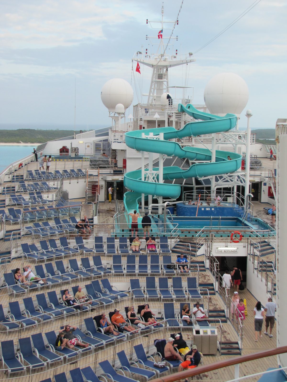 The Lido deck on the Carnival Destiny