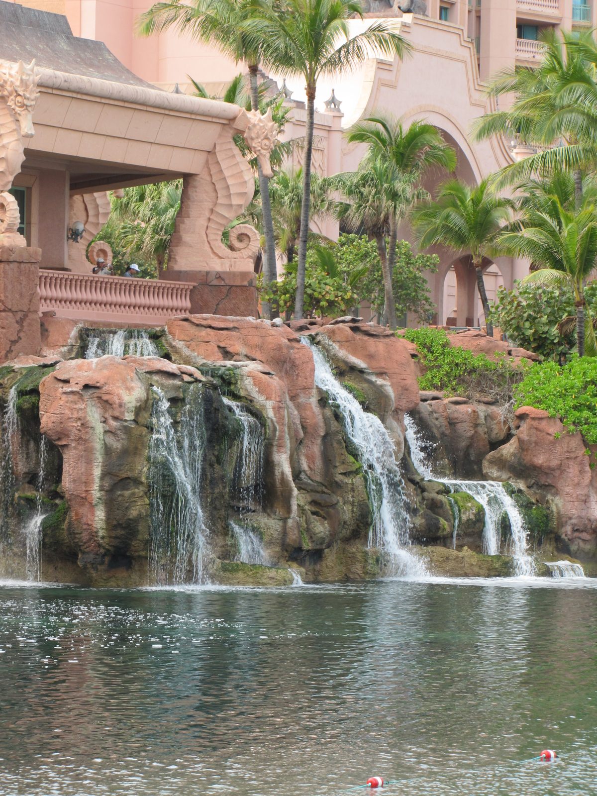 The waterfall at Atlantis