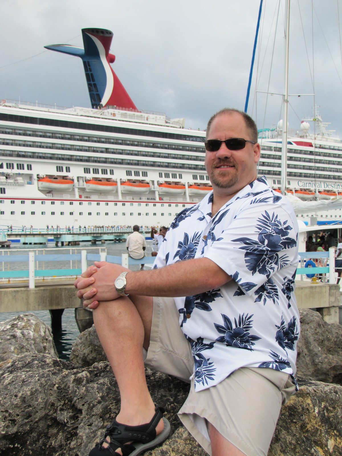 Waiting to head ashore at Ocho Rios