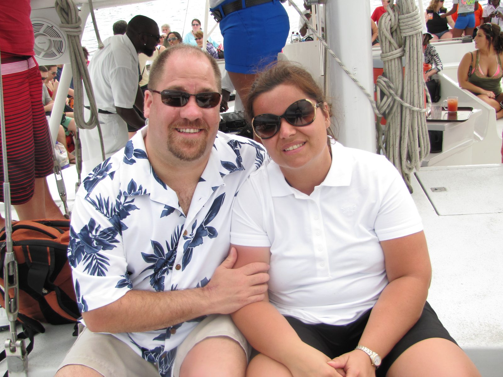 Kathy and me before the climb