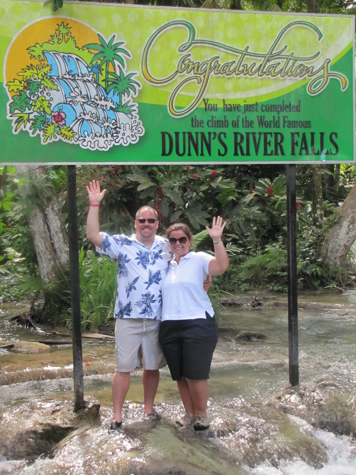 Kathy and me after the climb