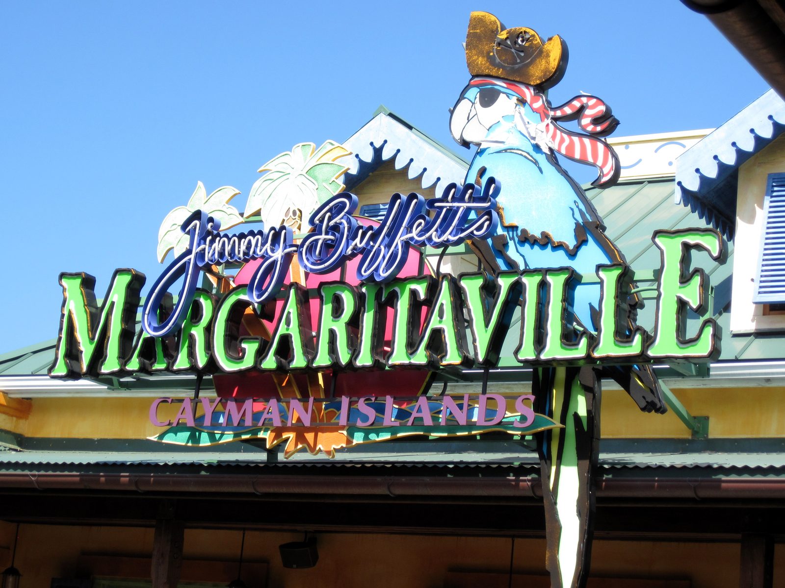 Margaritaville sign in Georgetown