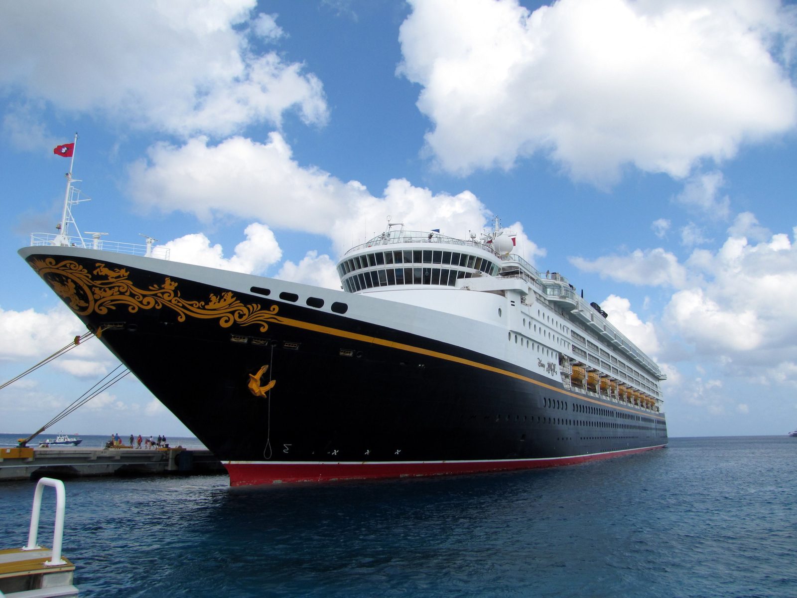 The Disney Magic docked at Cozumel