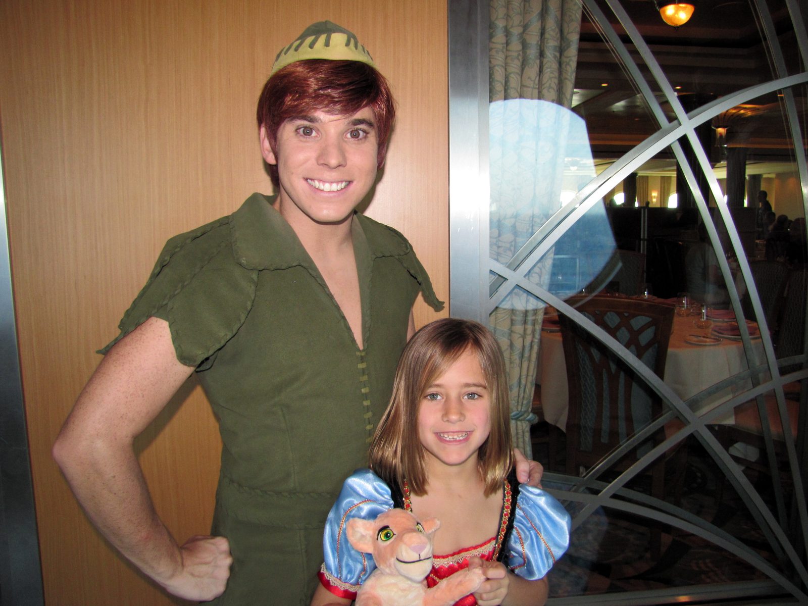 Lisa meets Peter Pan