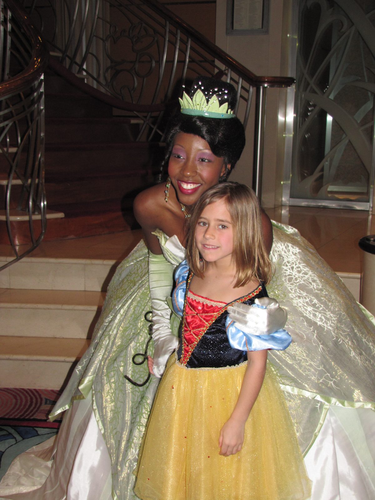 Tiana and Lisa in the Lobby Atrium