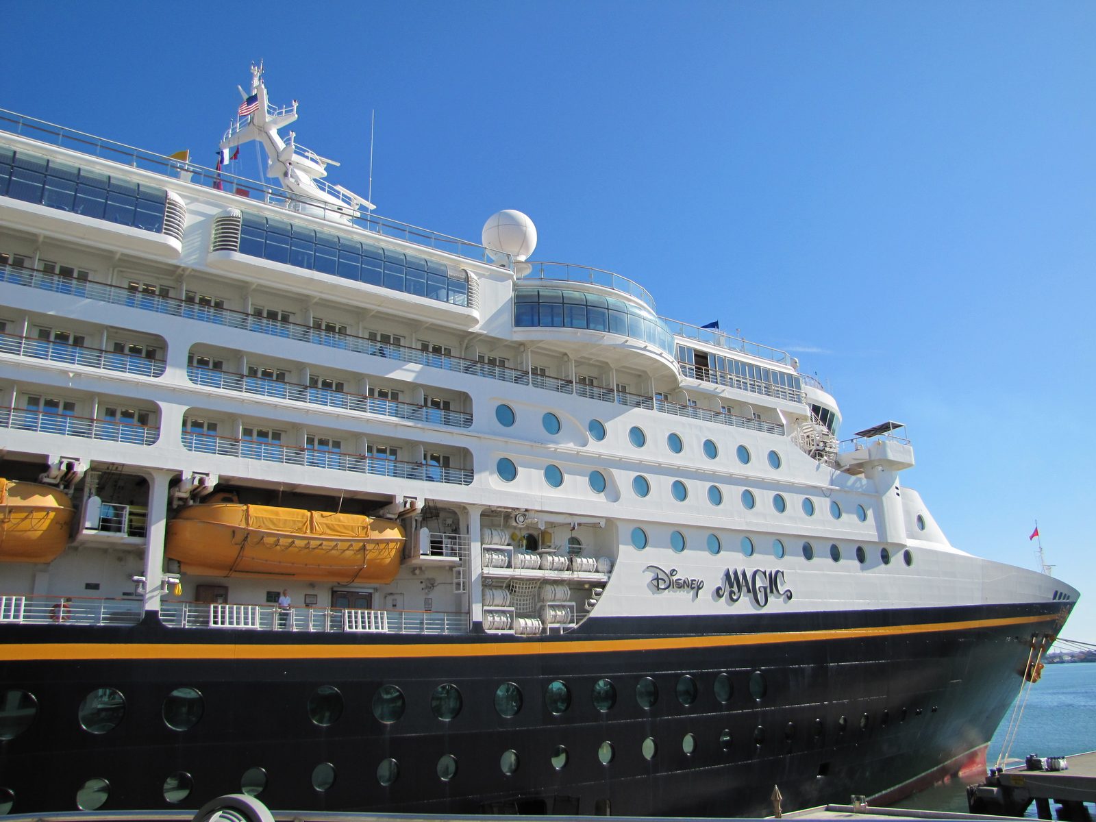 Our home for seven days, the Disney Magic