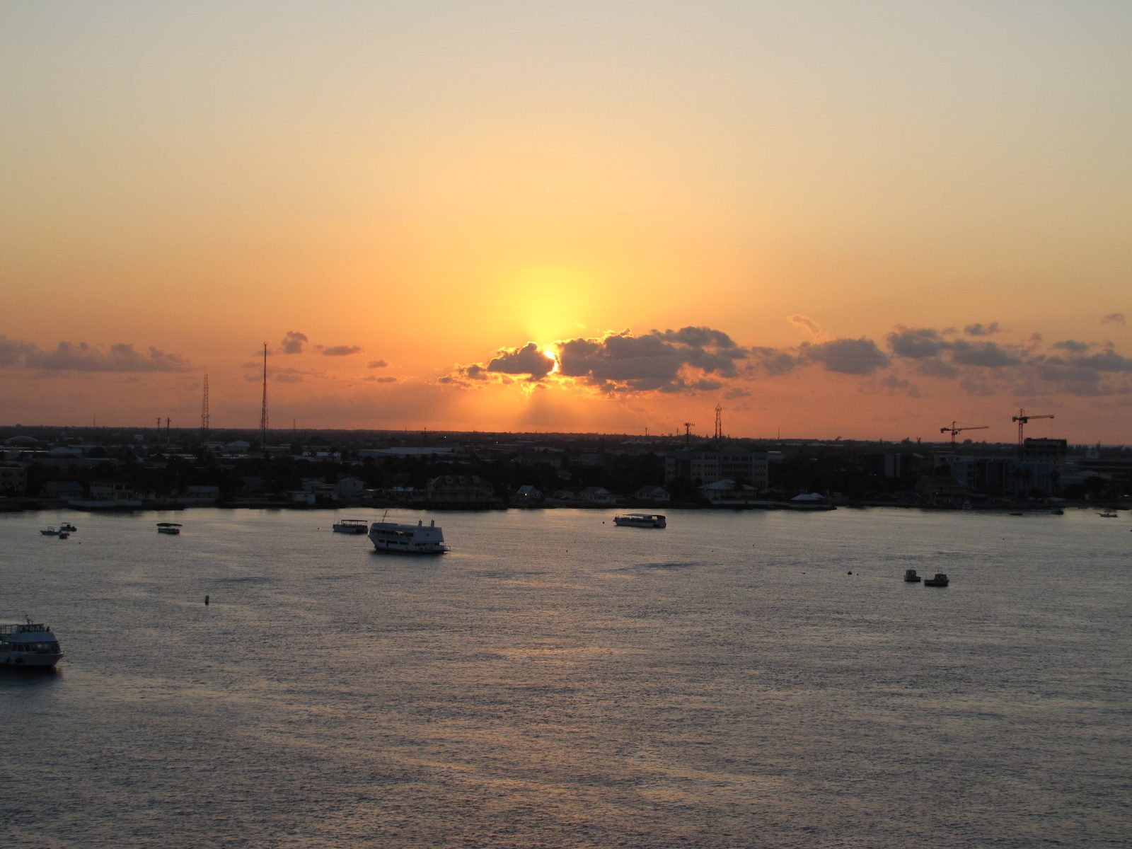 Sunrise over Grand Cayman