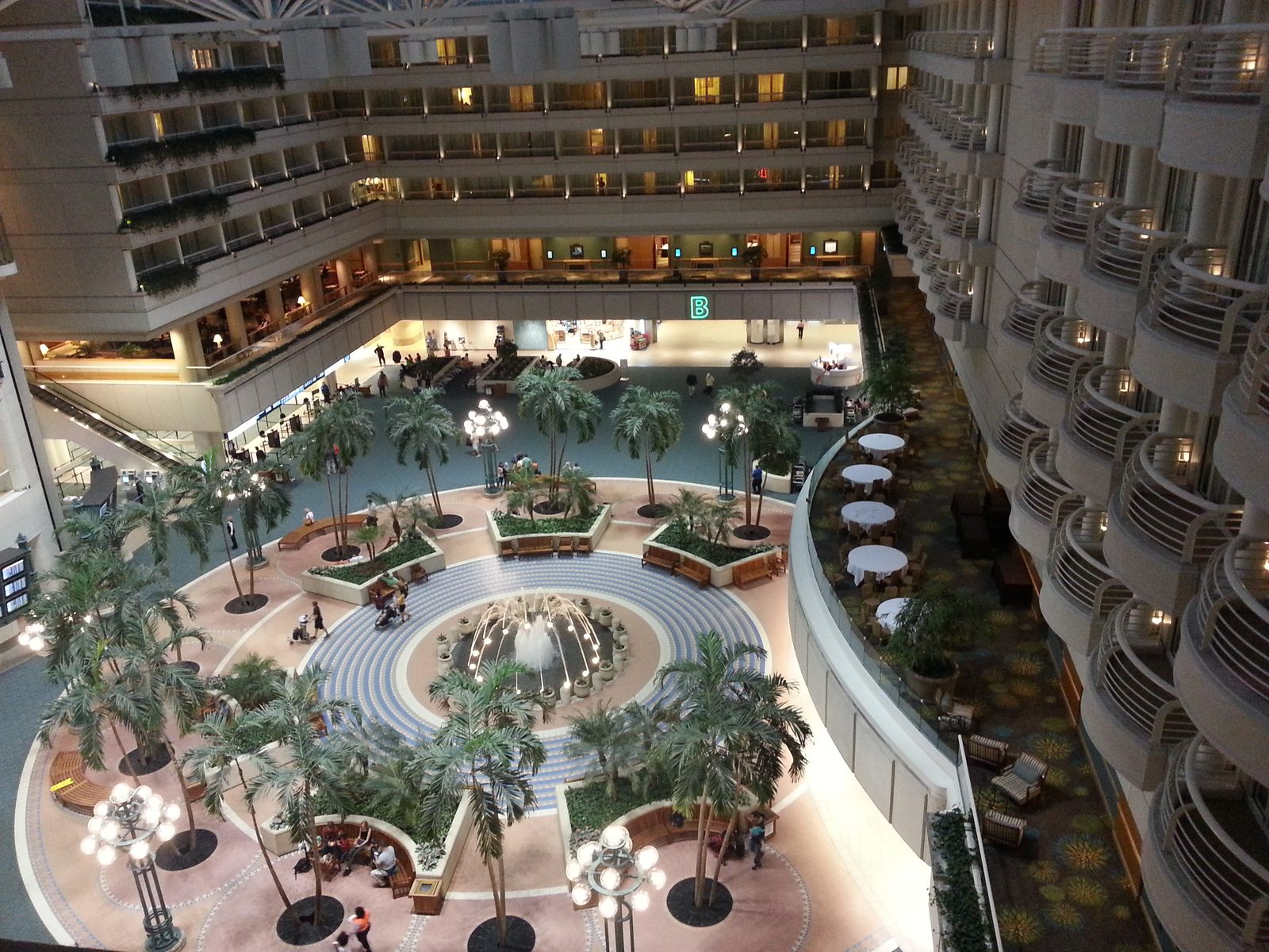 View from our room at the Hyatt in Orlando