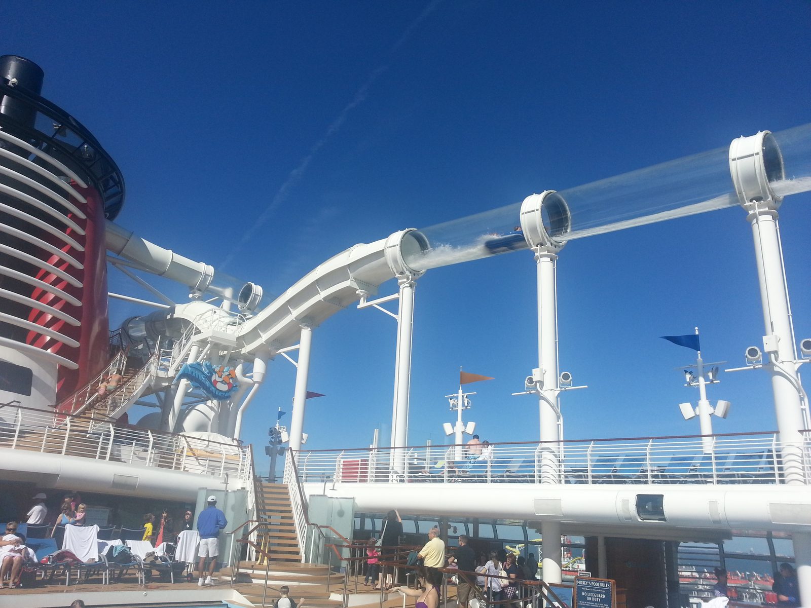 The AquaDuck on the Disney Dream