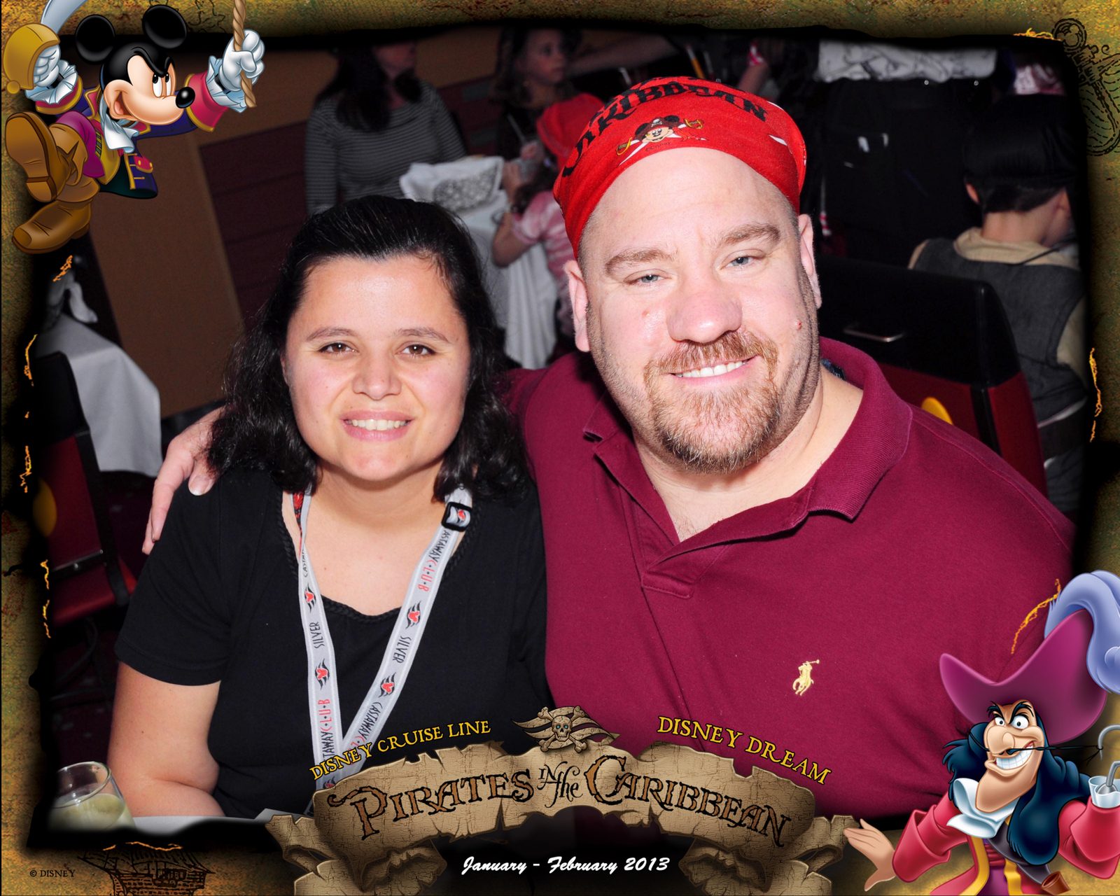 Kathy and Michael on Pirate Night