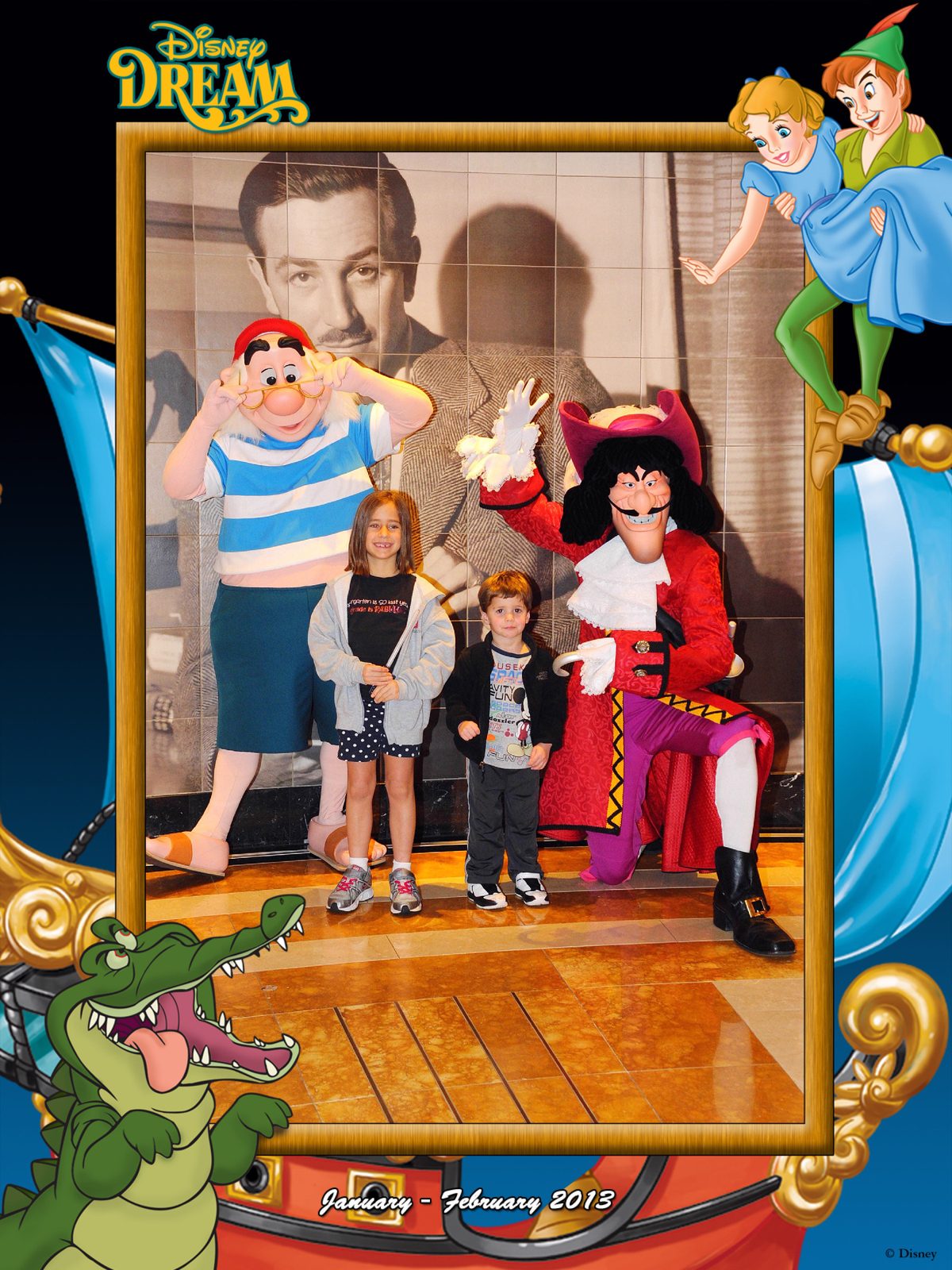 Meeting Captain Hook and Mr Smee