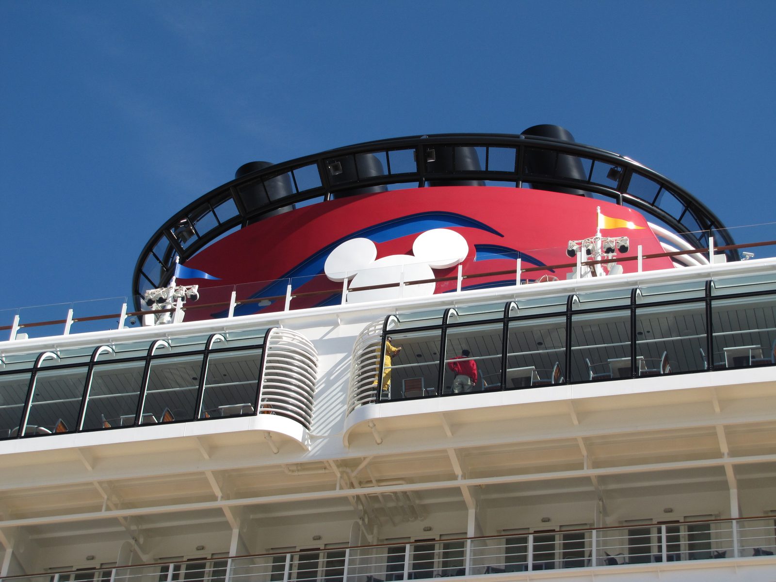 The funnel on the Disney Dream
