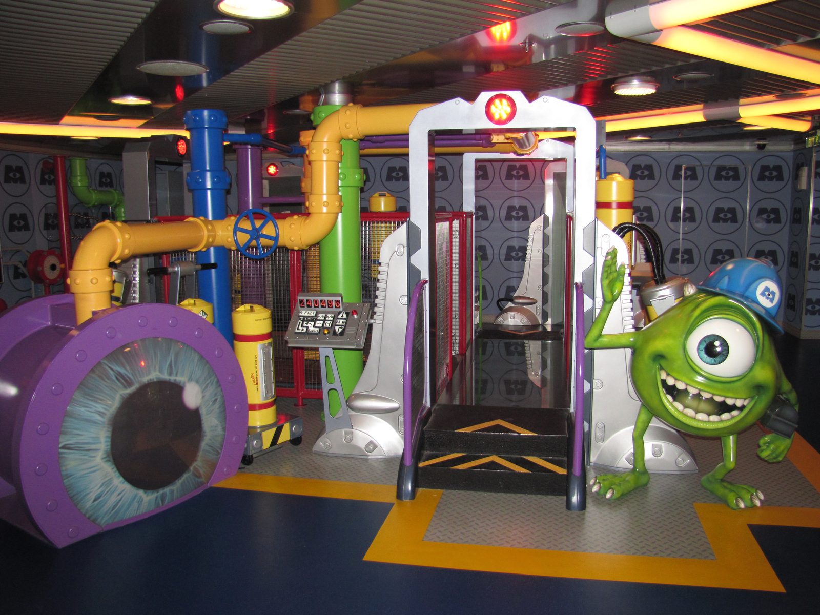 The Monsters Inc. room at the Oceaneer Club