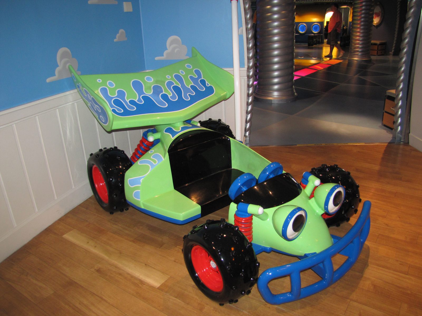 The RC car in Andy's Room