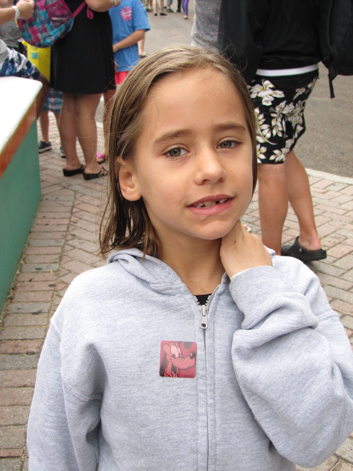 Lisa ready for Dolphin Cay