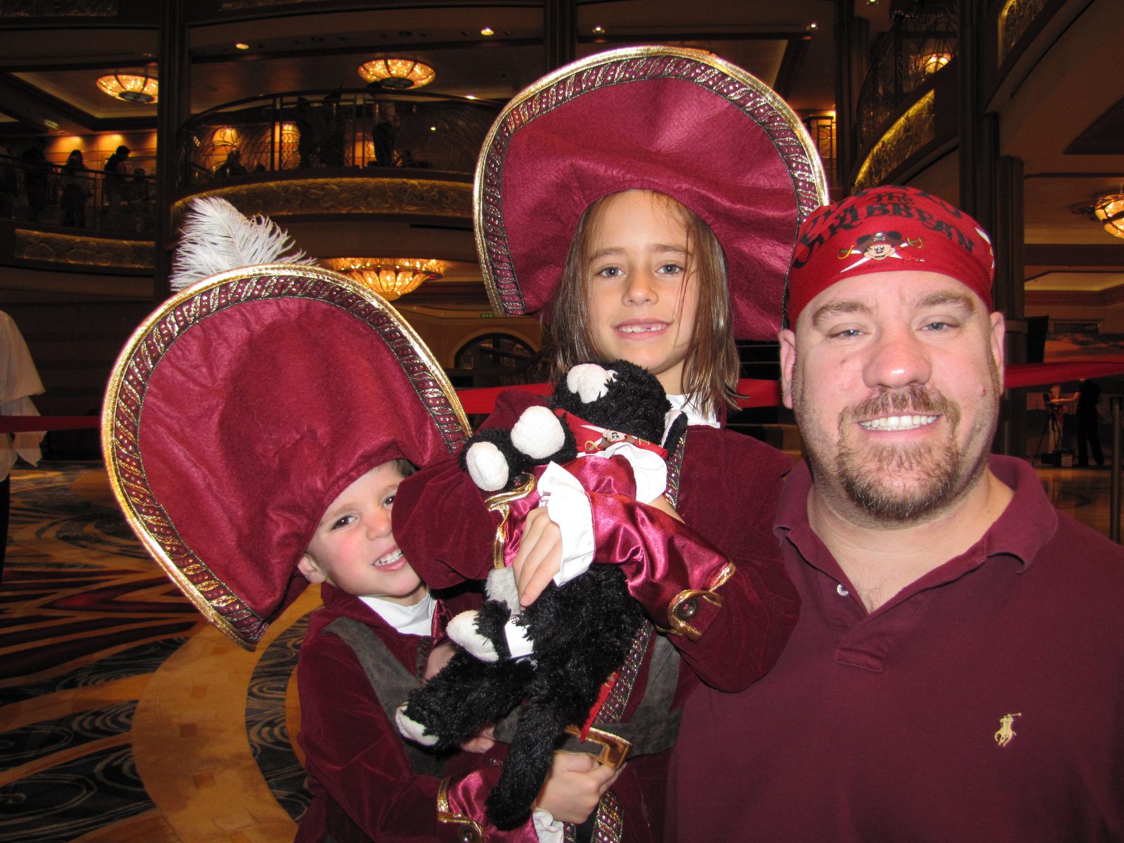 Thomas, Lisa and Michael on Pirate Night