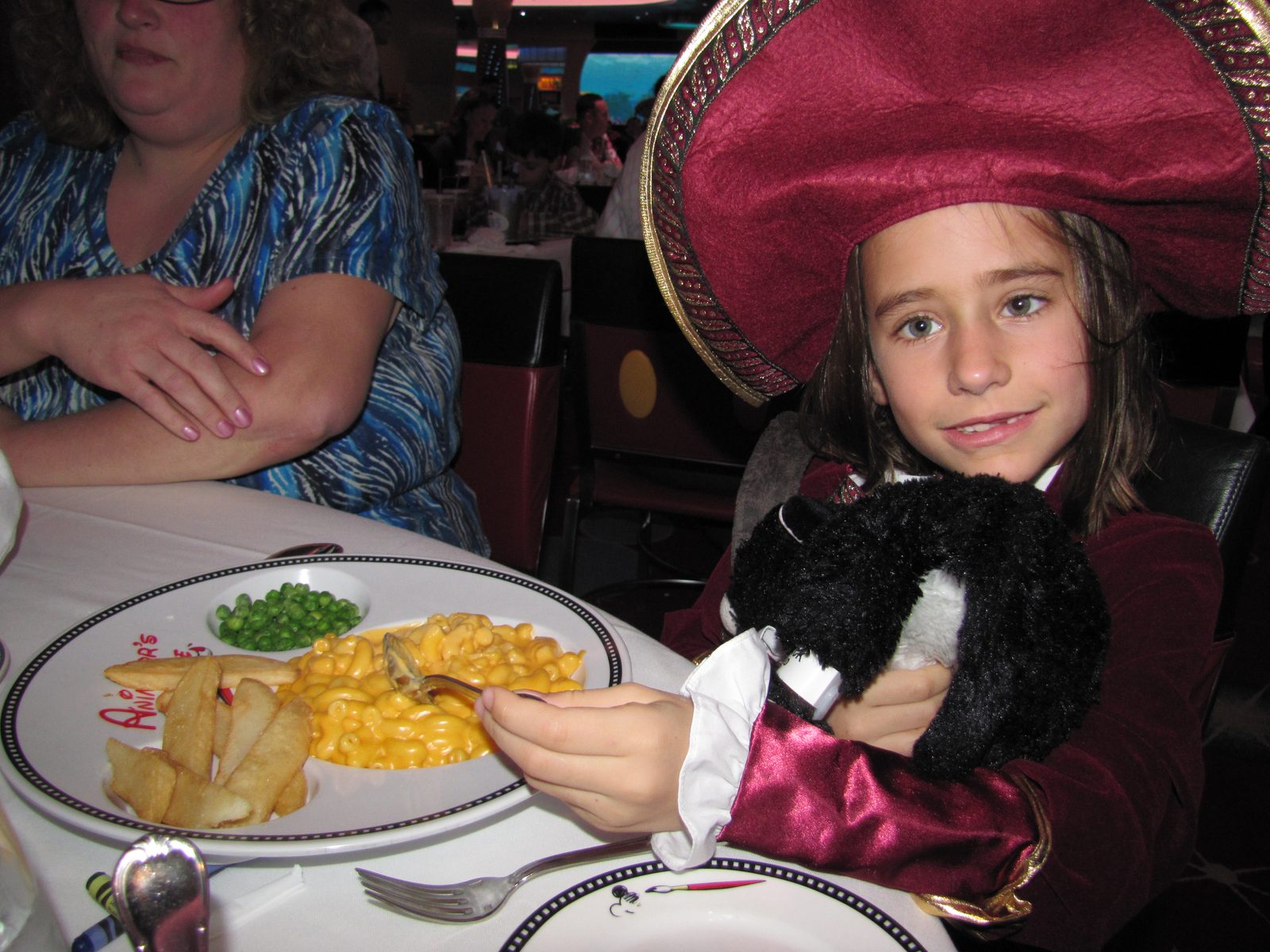 Lisa's mac and cheese at Pirate Night dinner