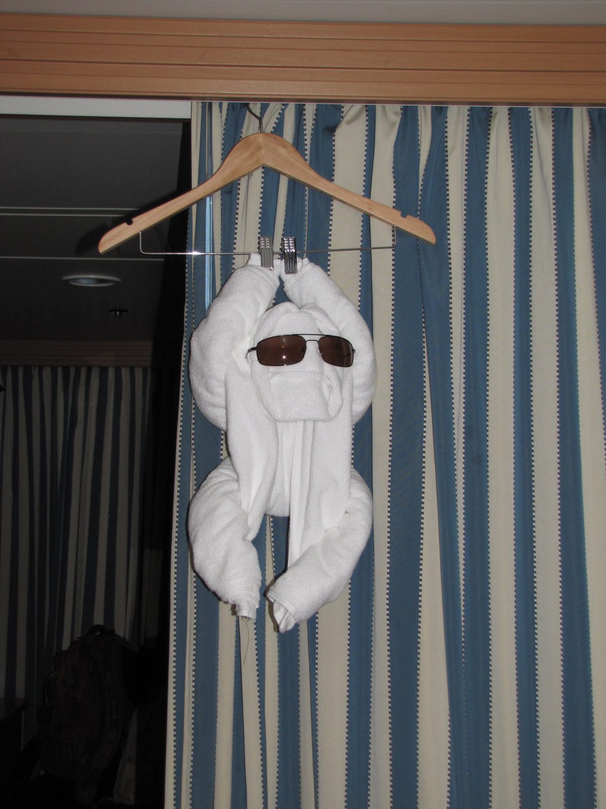 Towel art left by our stateroom host