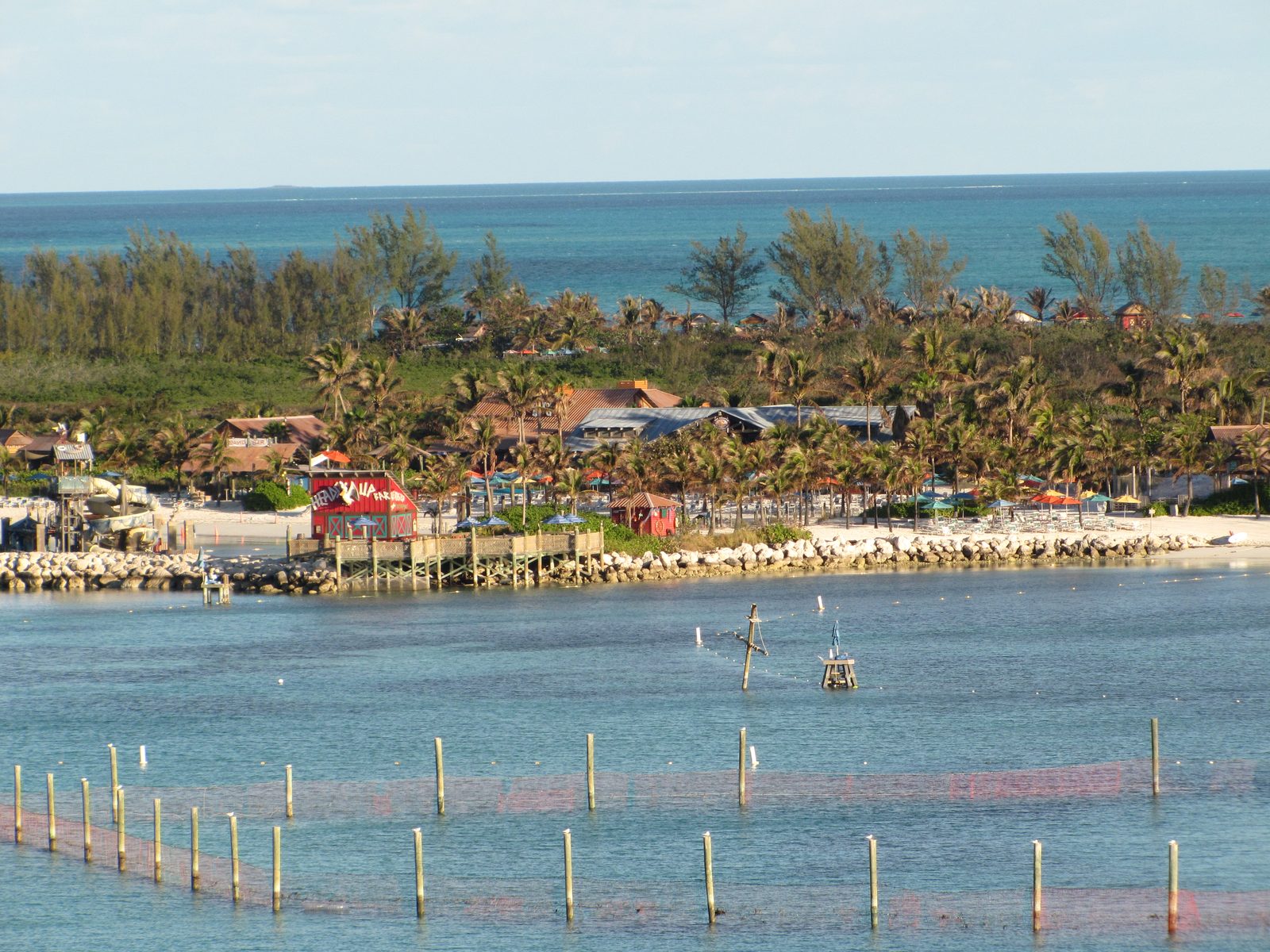 Castaway Cay from the ship