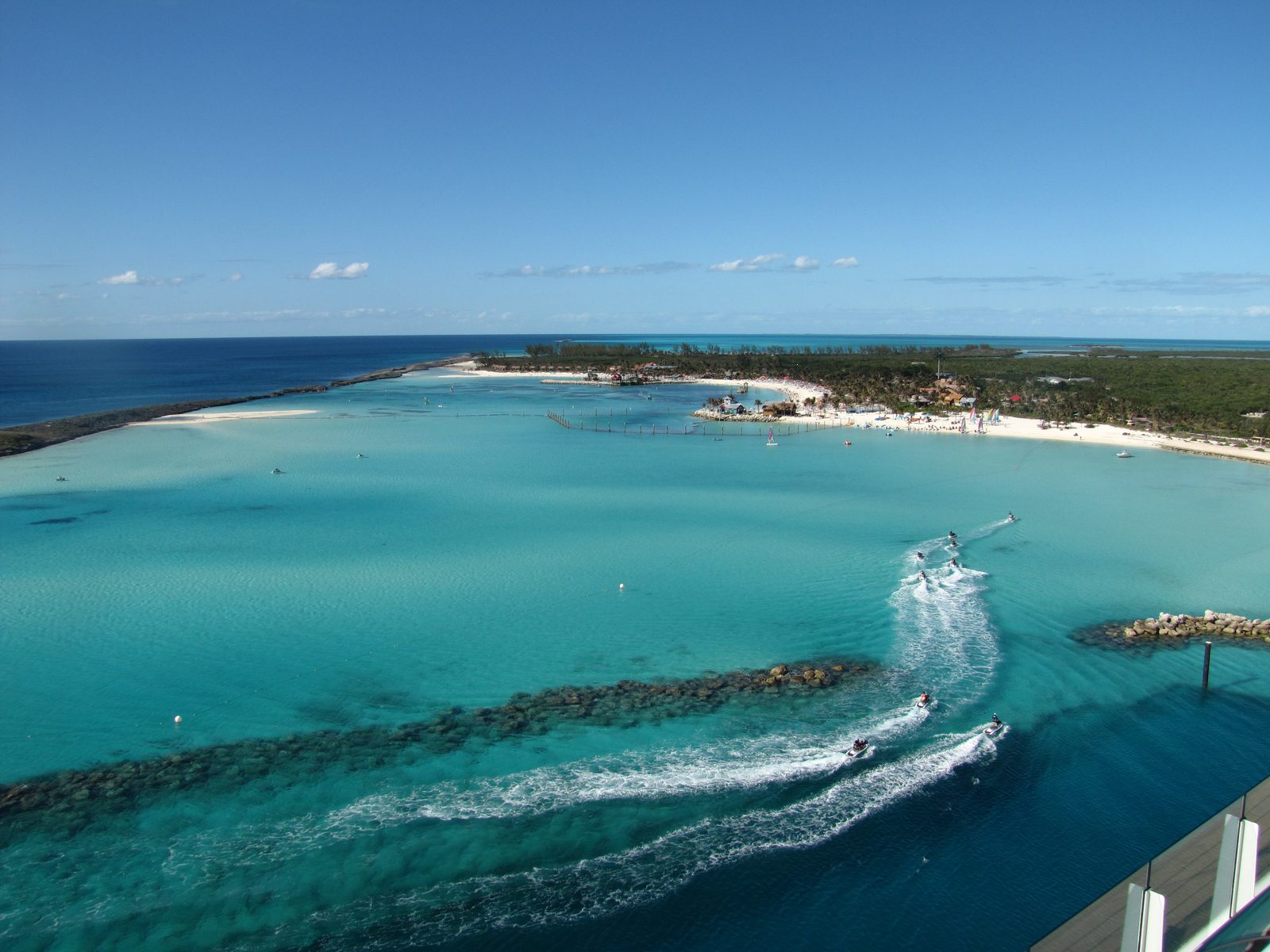 Castaway Cay from the ship