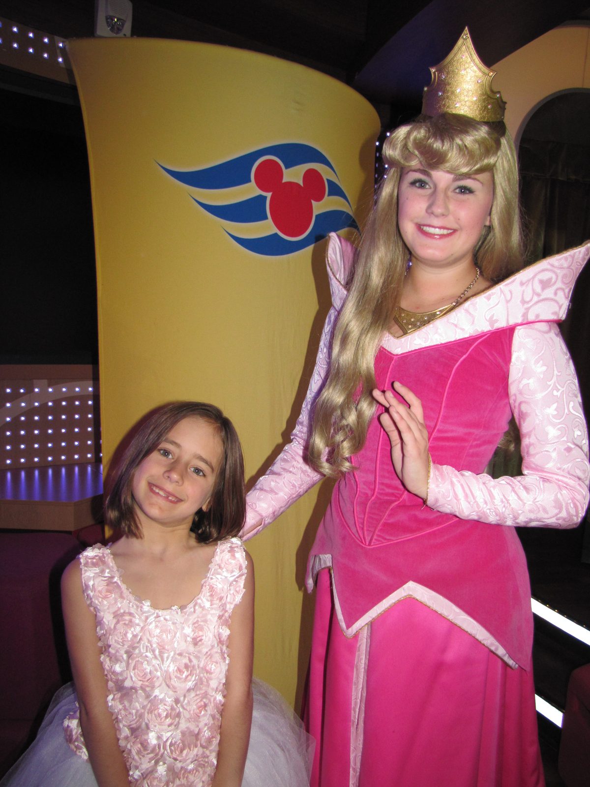 Lisa with Aurora on Formal Night