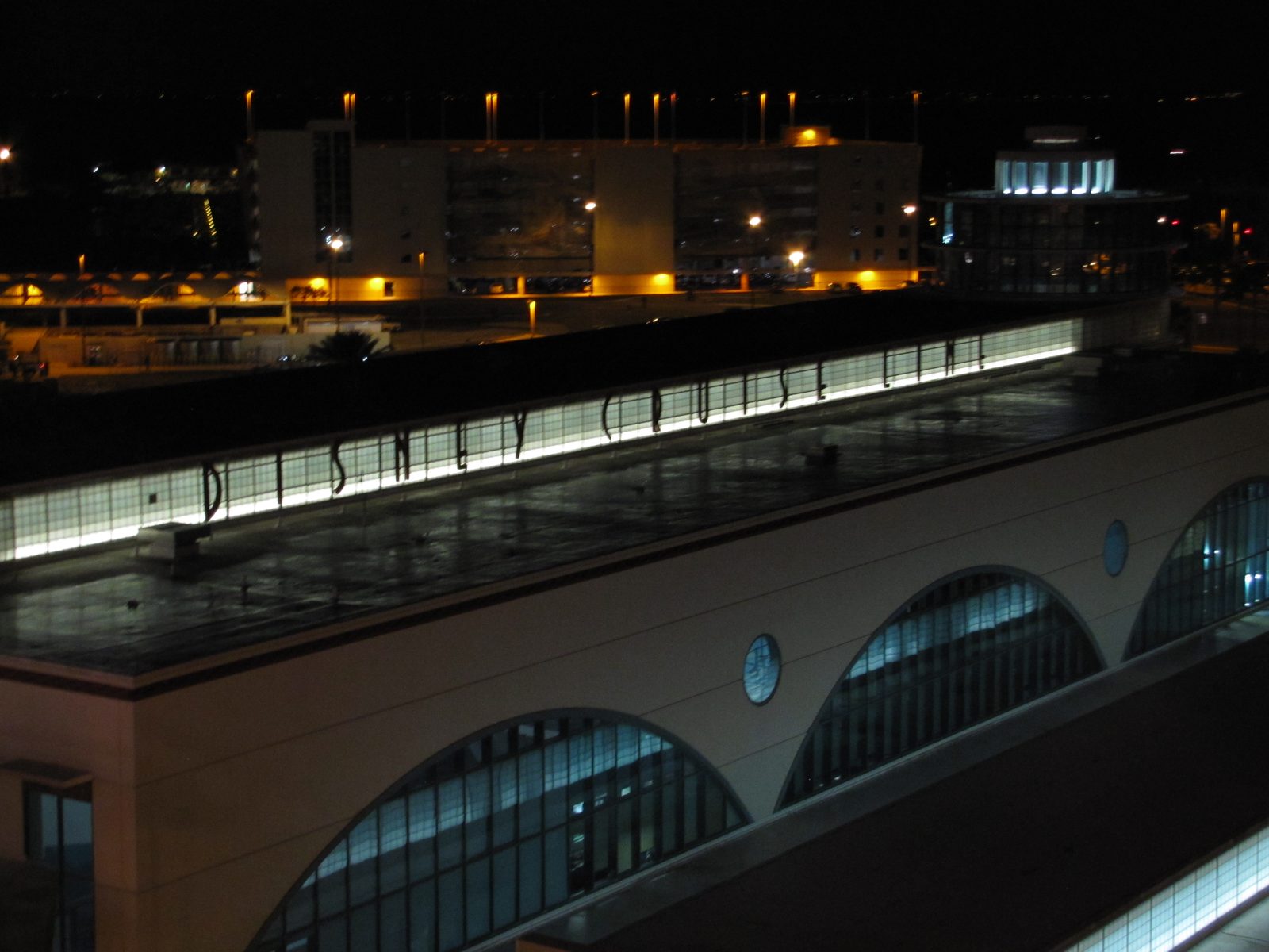 Port Canaveral lit up as we came back in