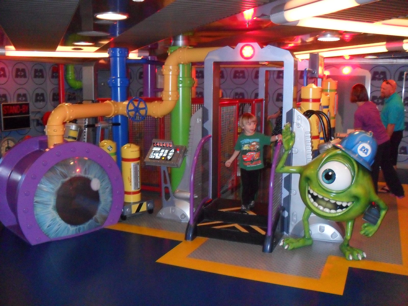 The Oceaneer Club decked out like Monsters Inc