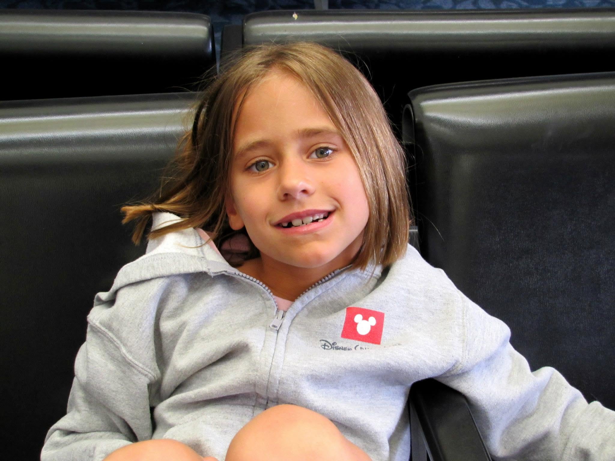 Lisa waiting in the Atlanta airport
