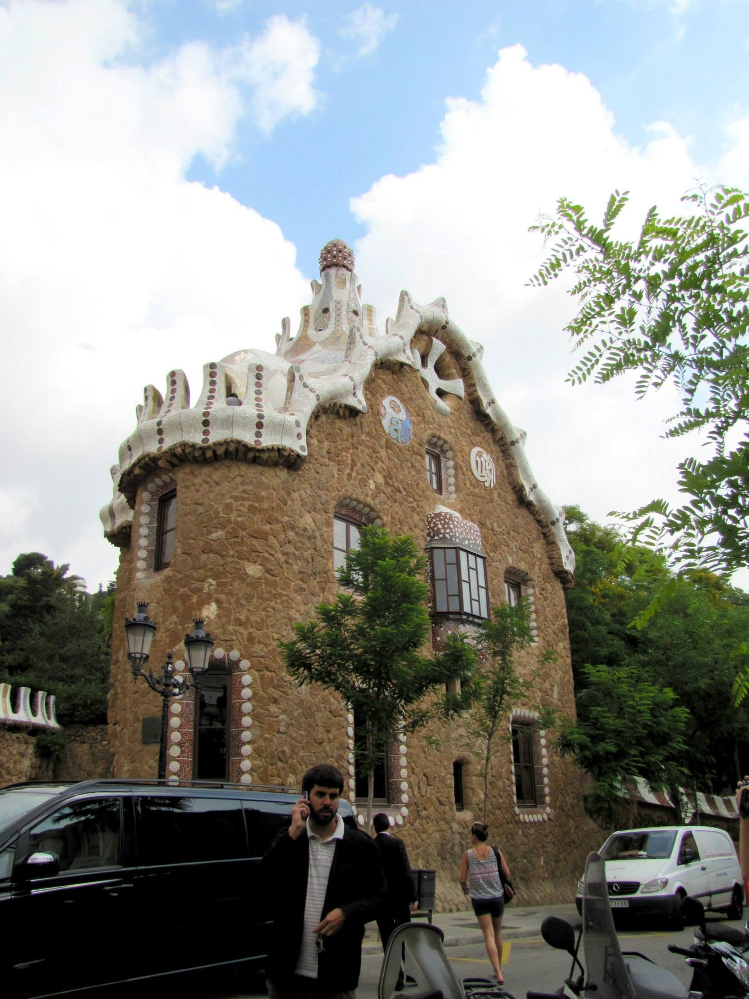 The gatehouse at Park Guell