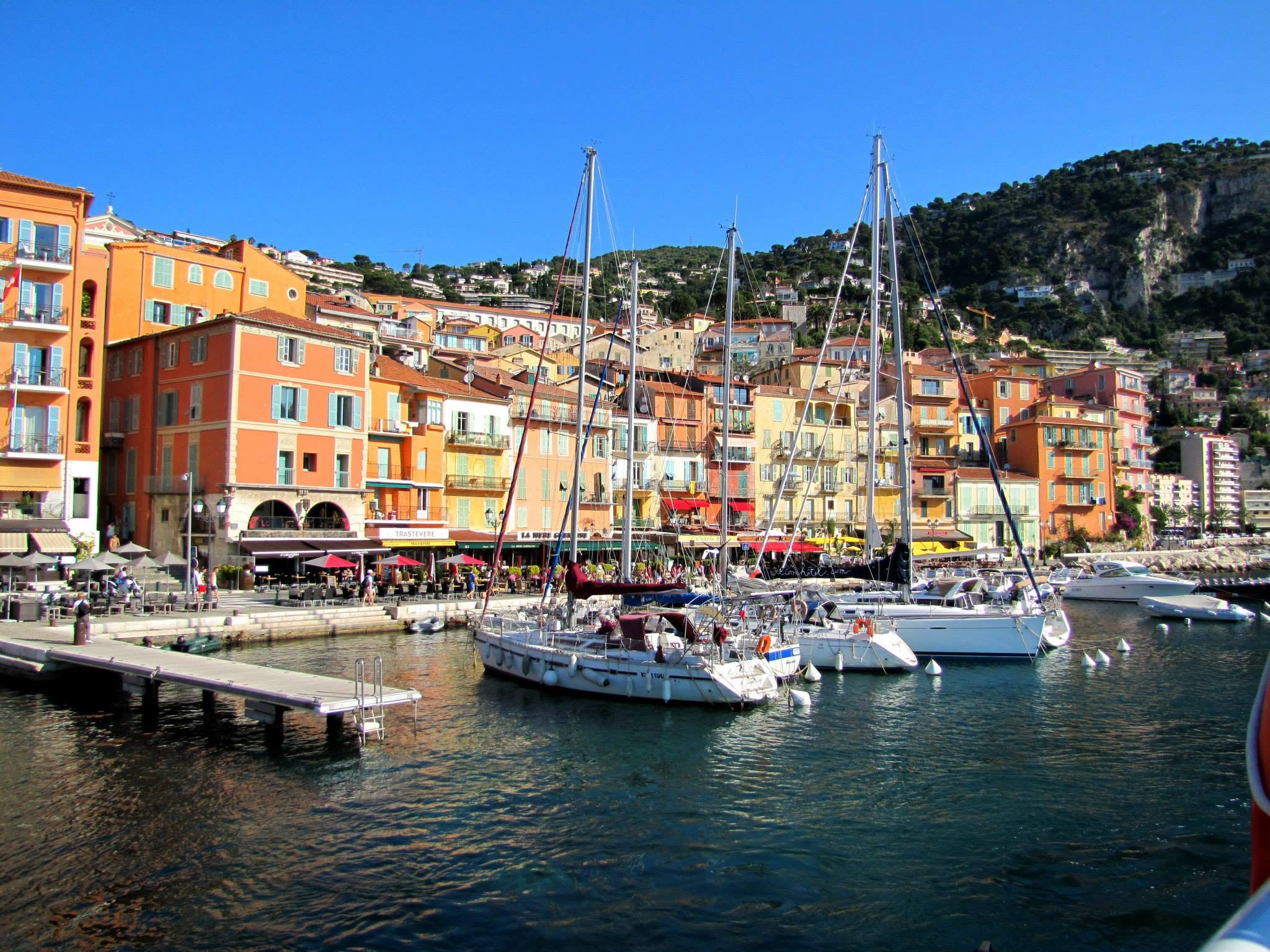 The harbor at Villefranche