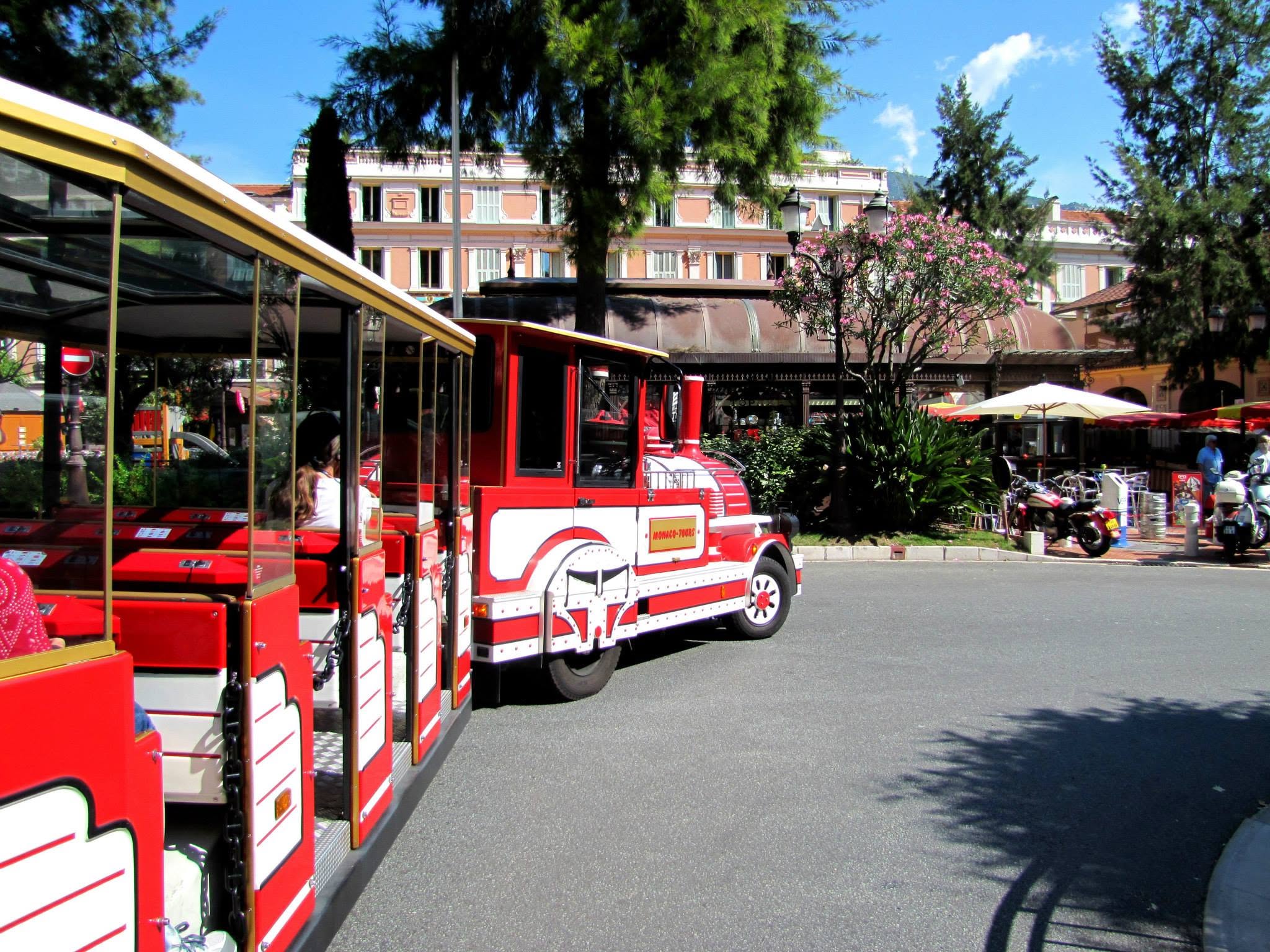 The little train that took us around Monte Carlo