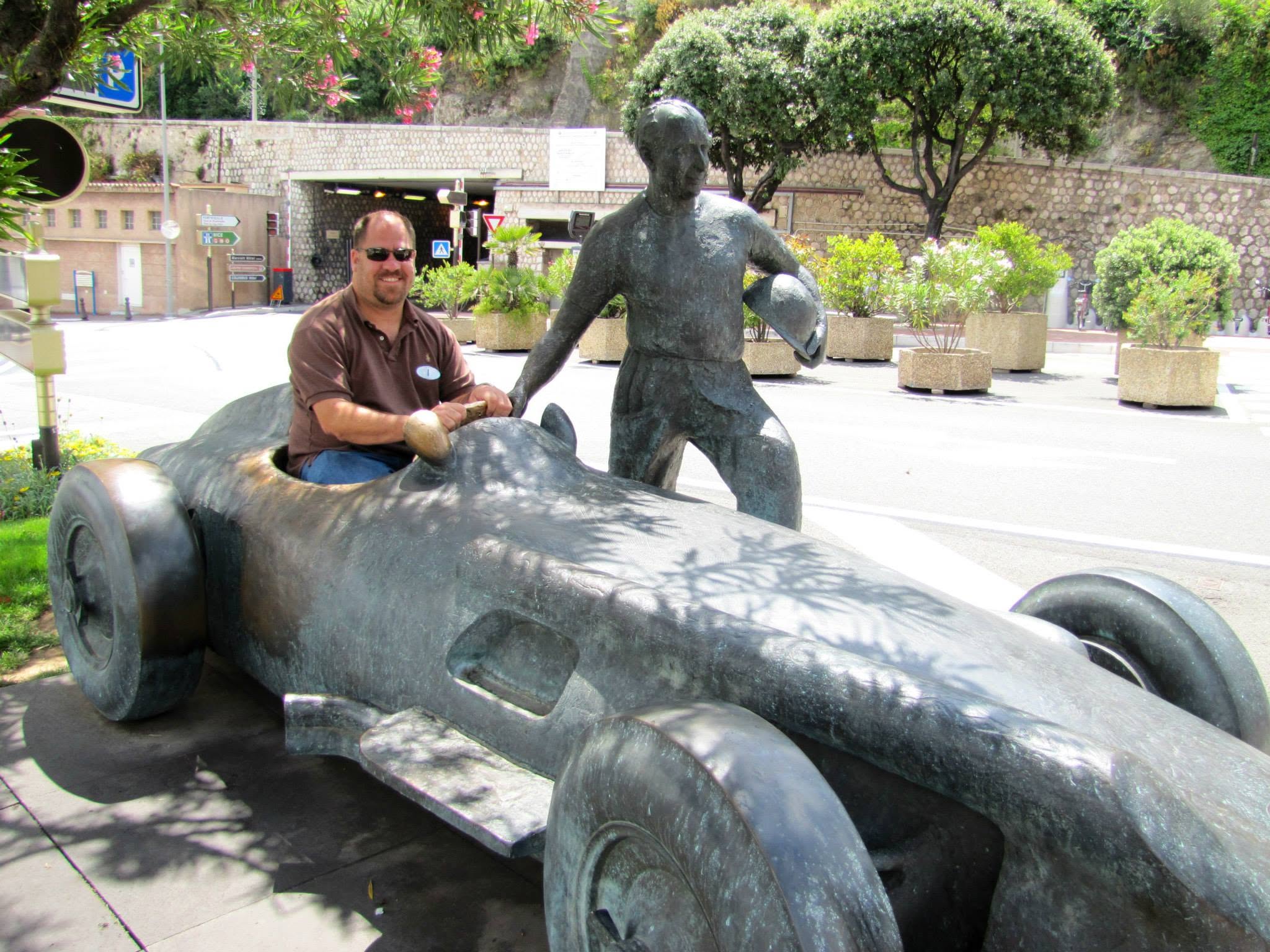 Michael, the Formula One driver, in Monte Carlo