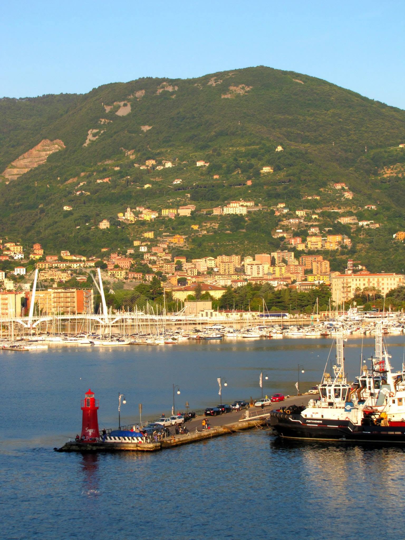 The hillside above La Spezia