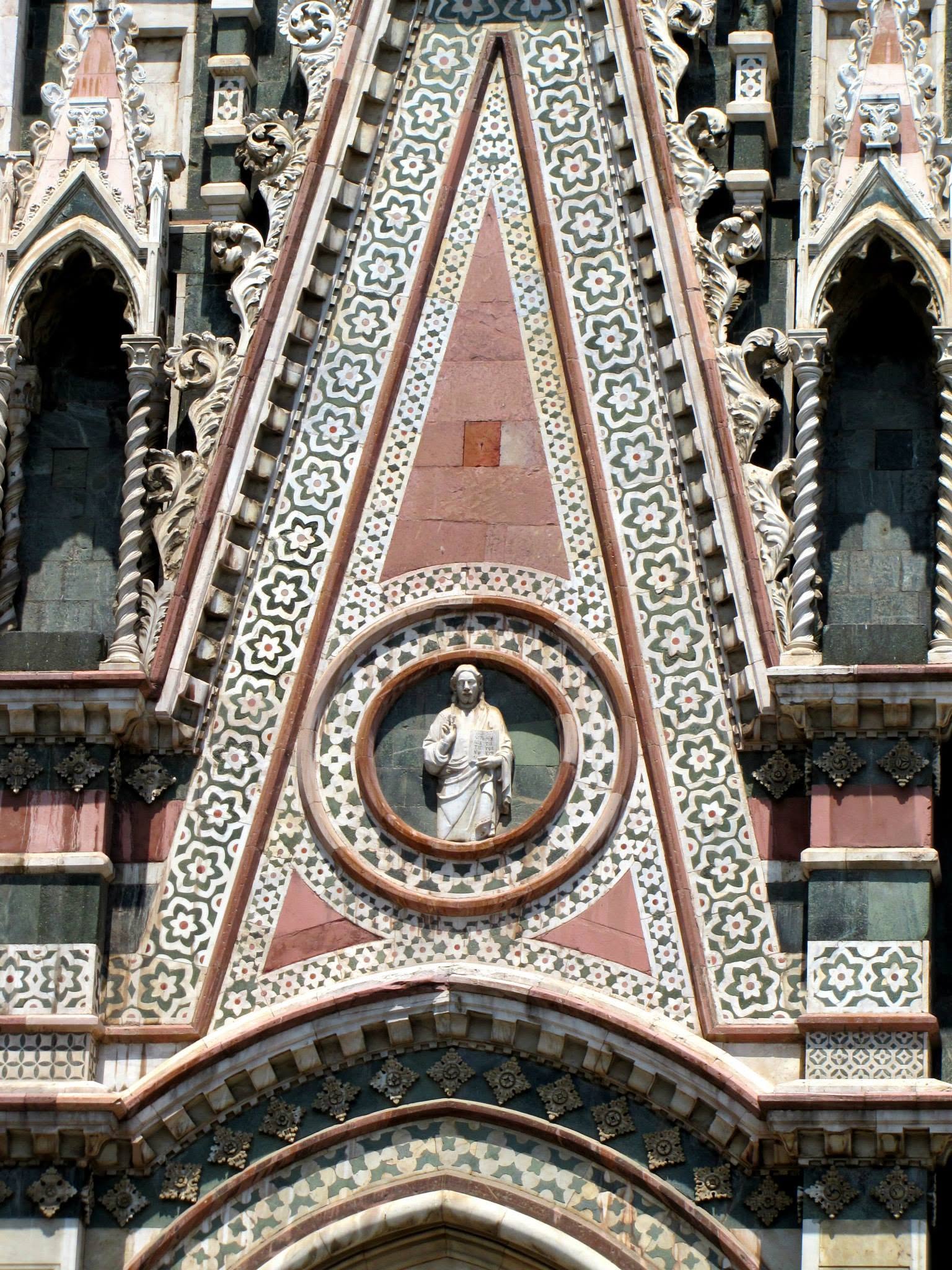 Marble detail on the Duomo