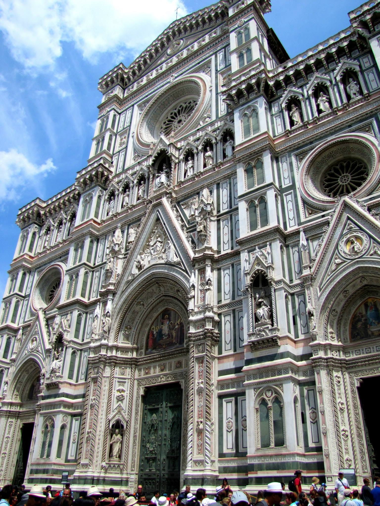 The Duomo's facade in Florence