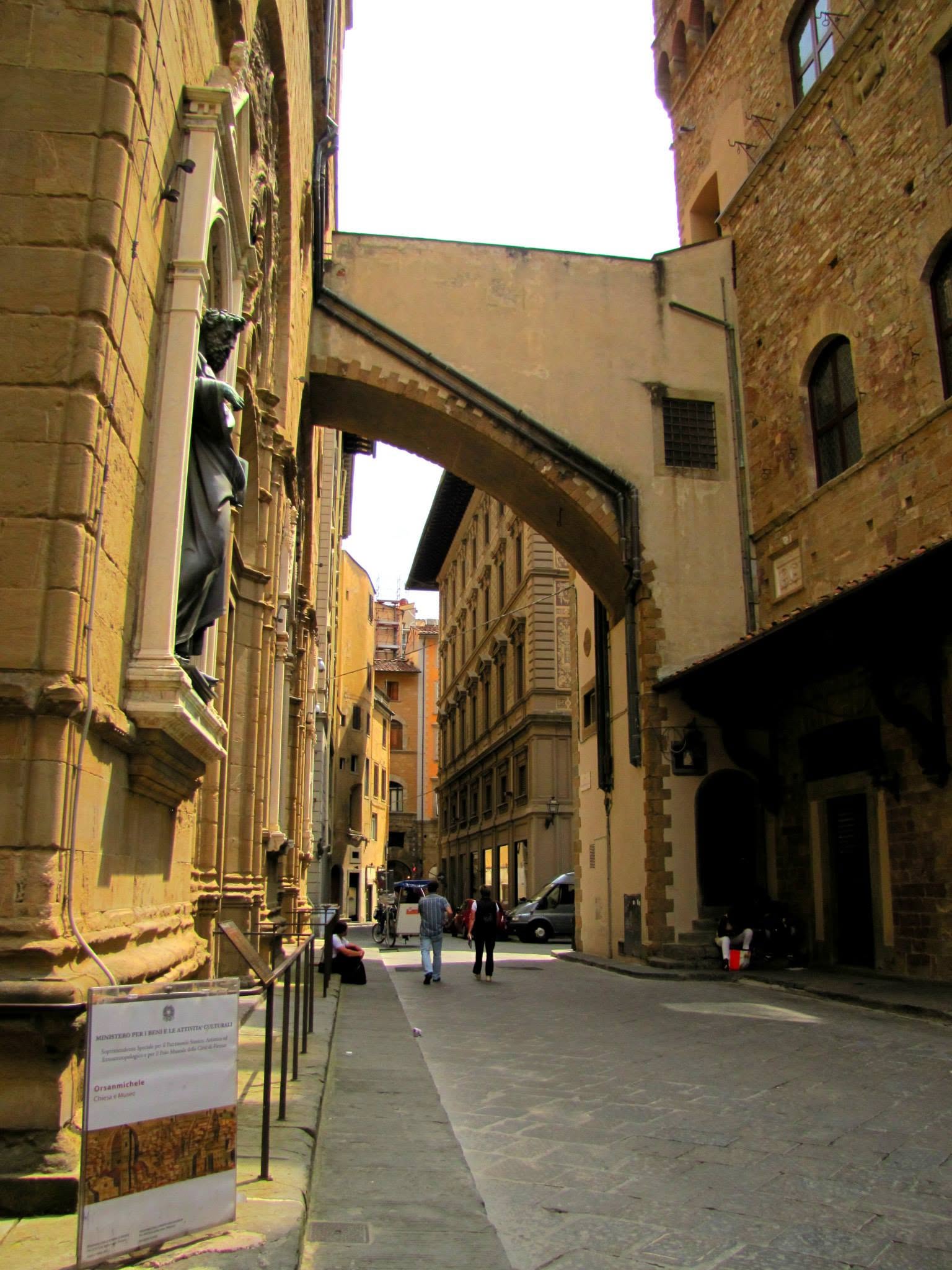 Narrow streets of Florence