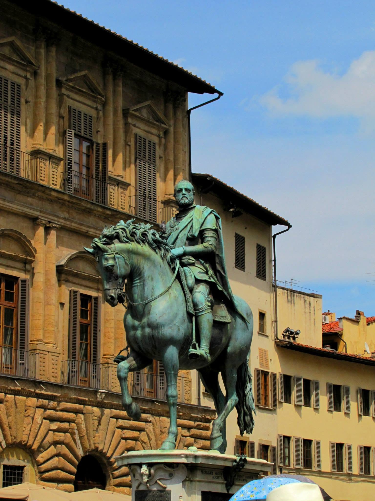 Equestrian statue on Piazza della Signoria