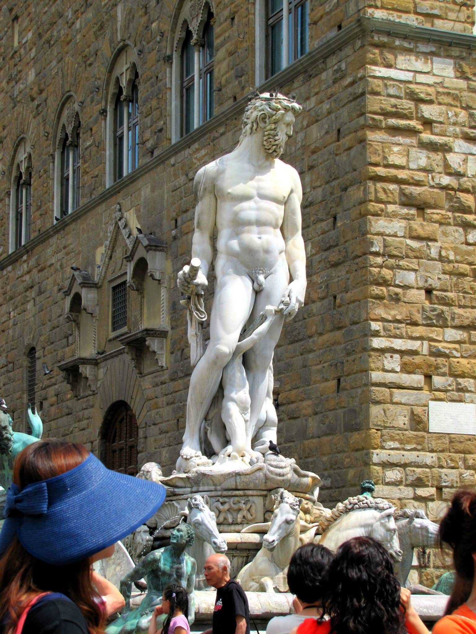 The Neptune fountain in Piazza della Signoria