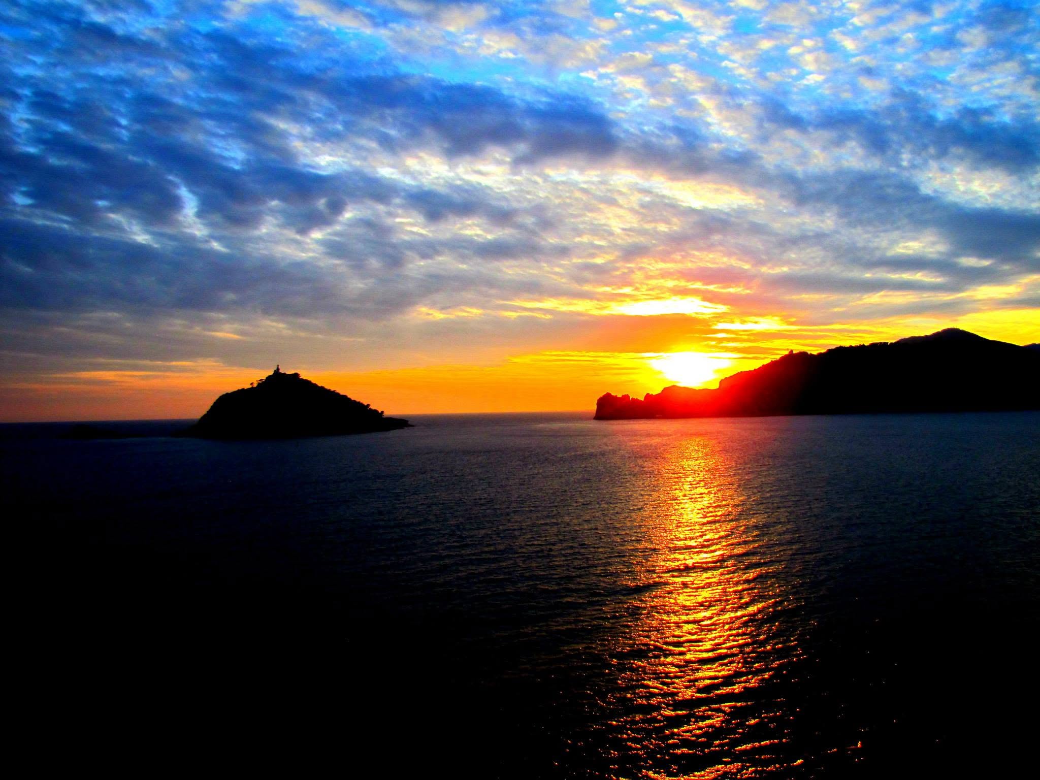 One of the amazing sunsets on this trip
