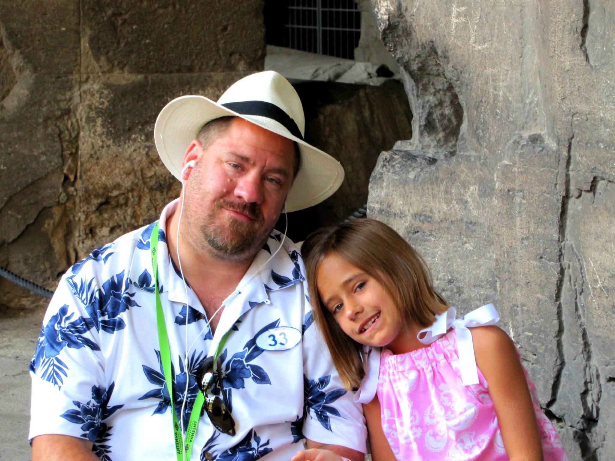Lisa and Michael at the Colosseum