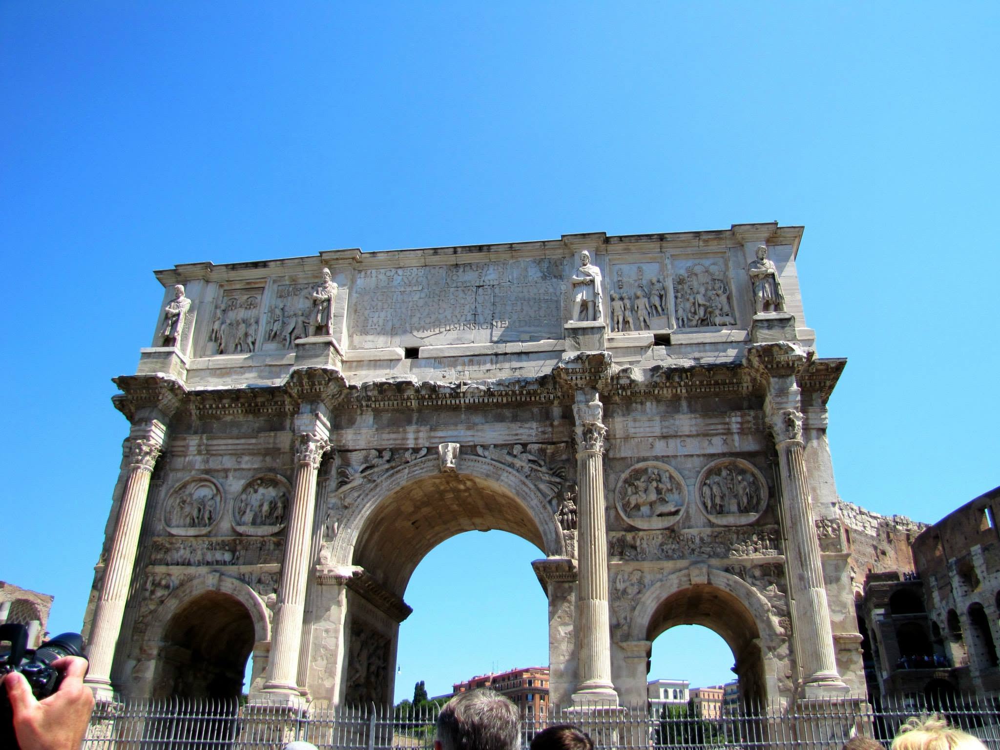 The Arch of Constantine in Rome