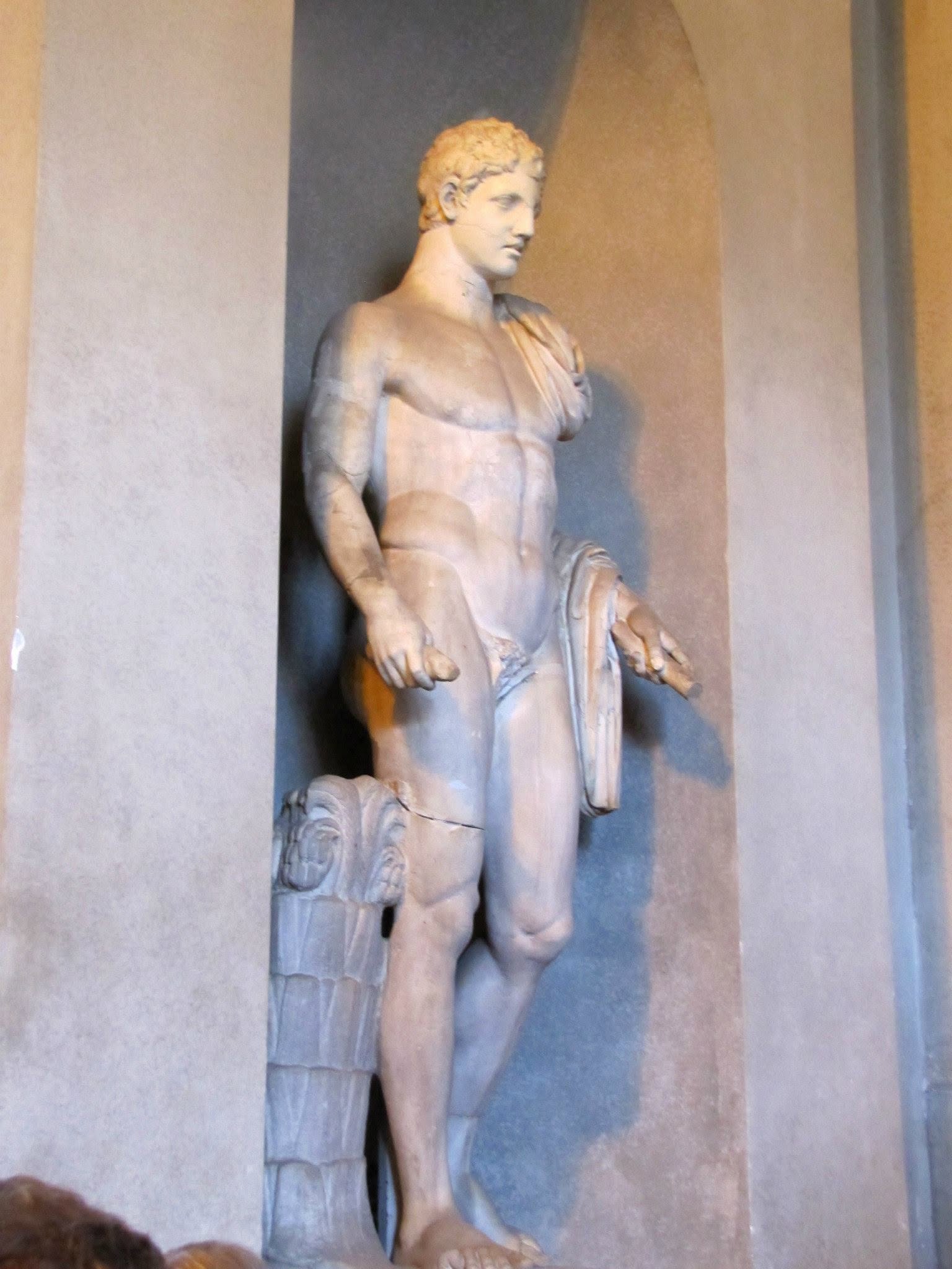 Statue hall in the Vatican Museums
