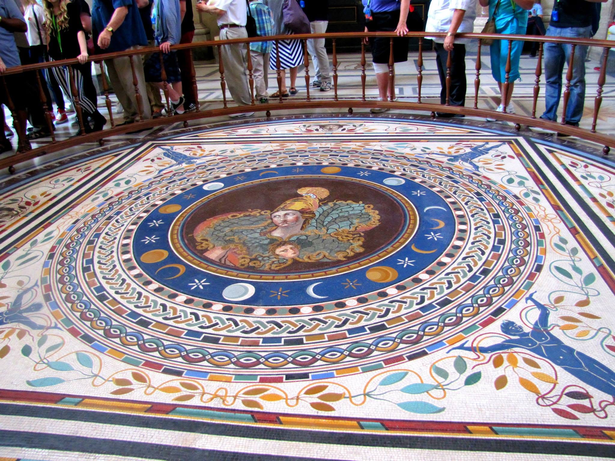 Mosaic floor in the Vatican Museums