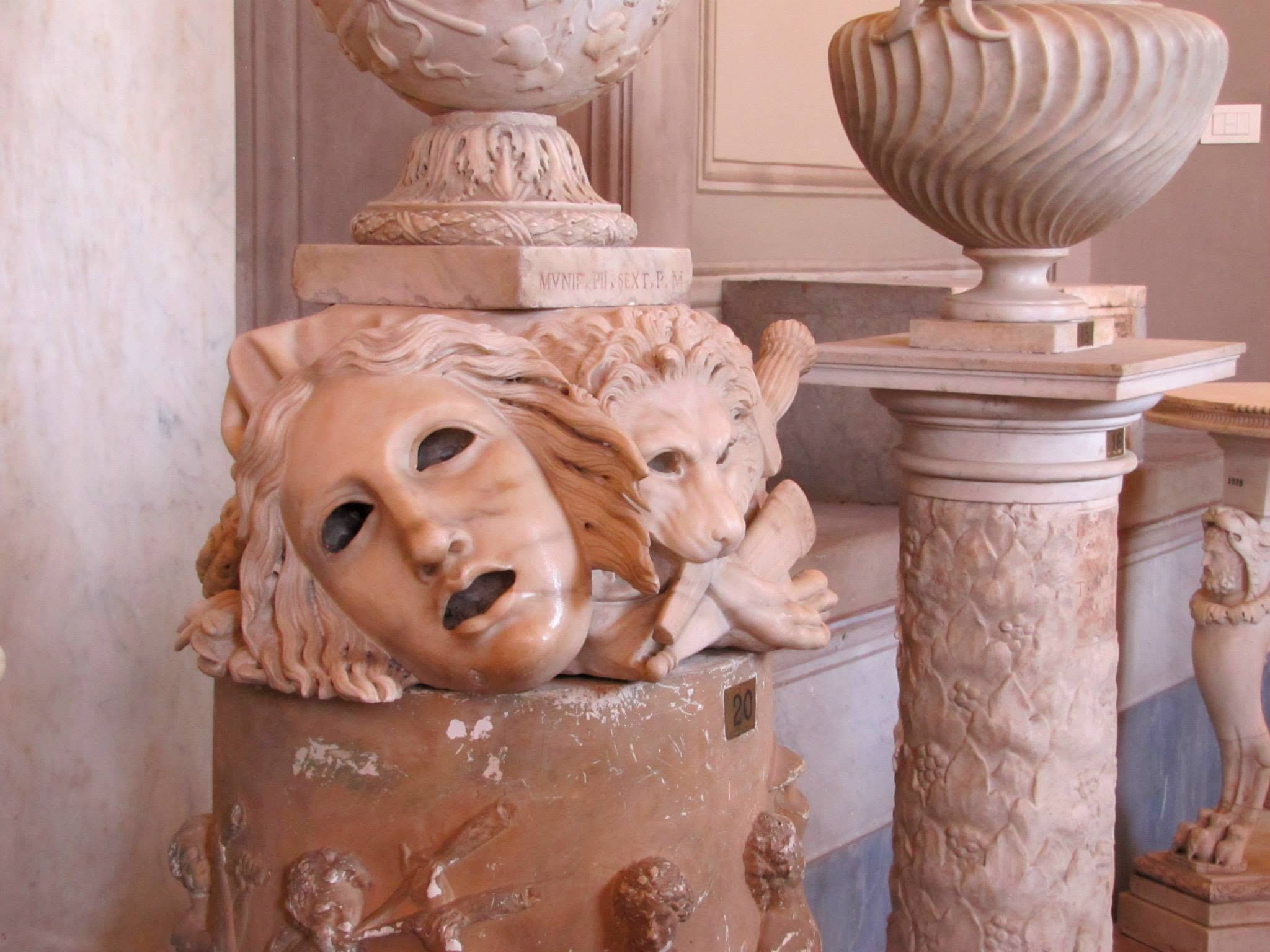 Sculpture hall in the Vatican Museums