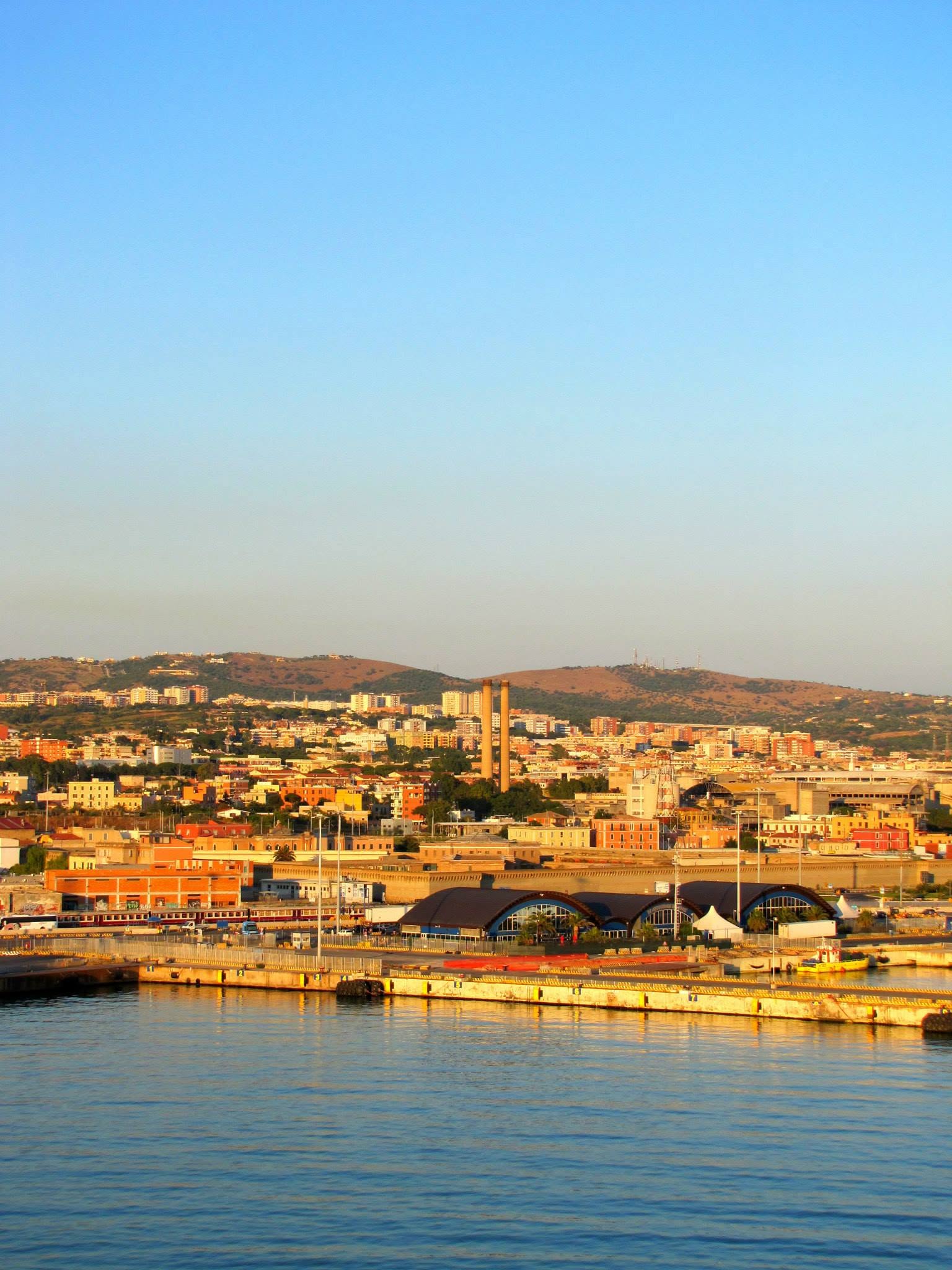Pulling out of Civitavecchia