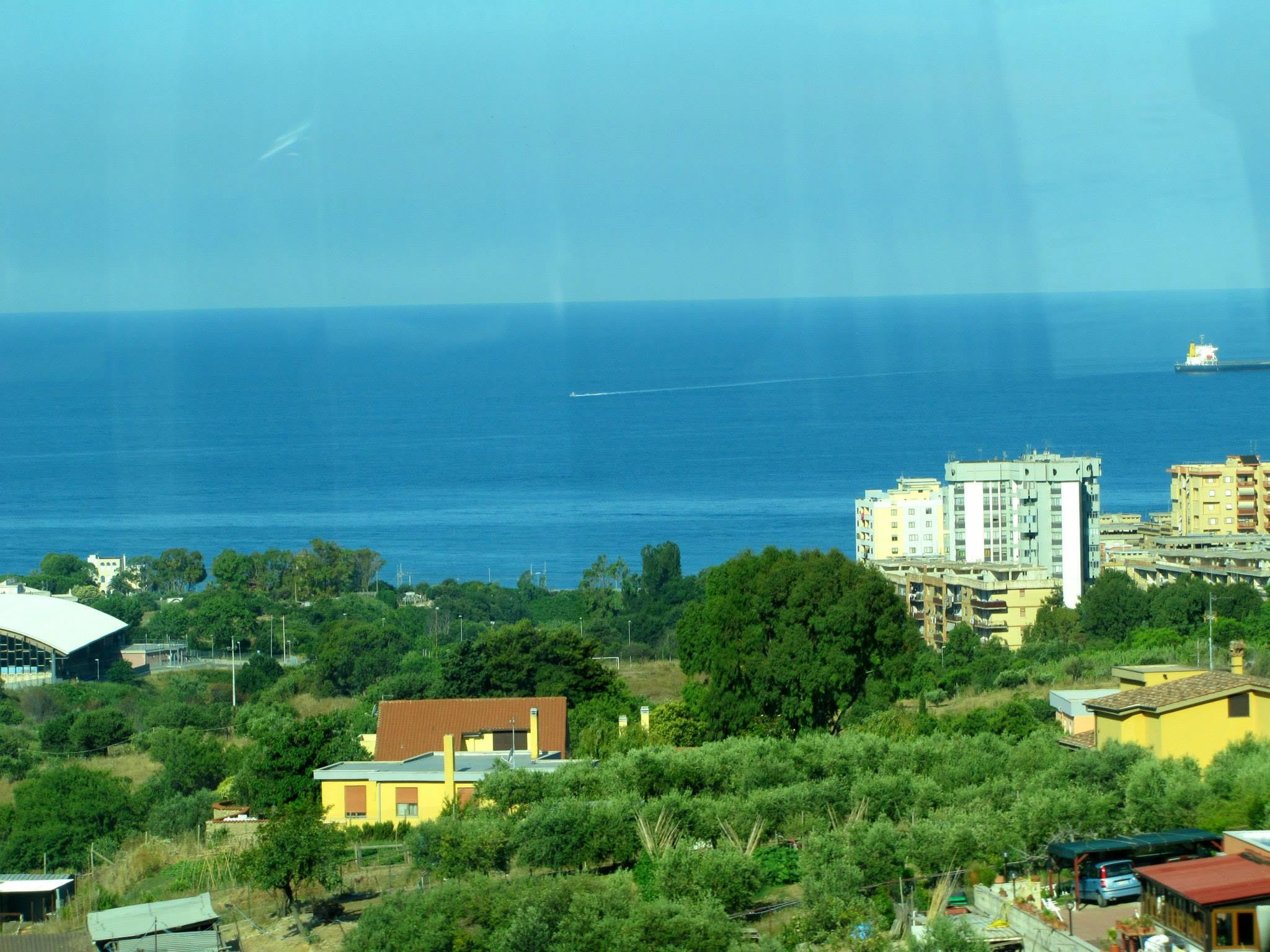 Coastline on our way to Rome