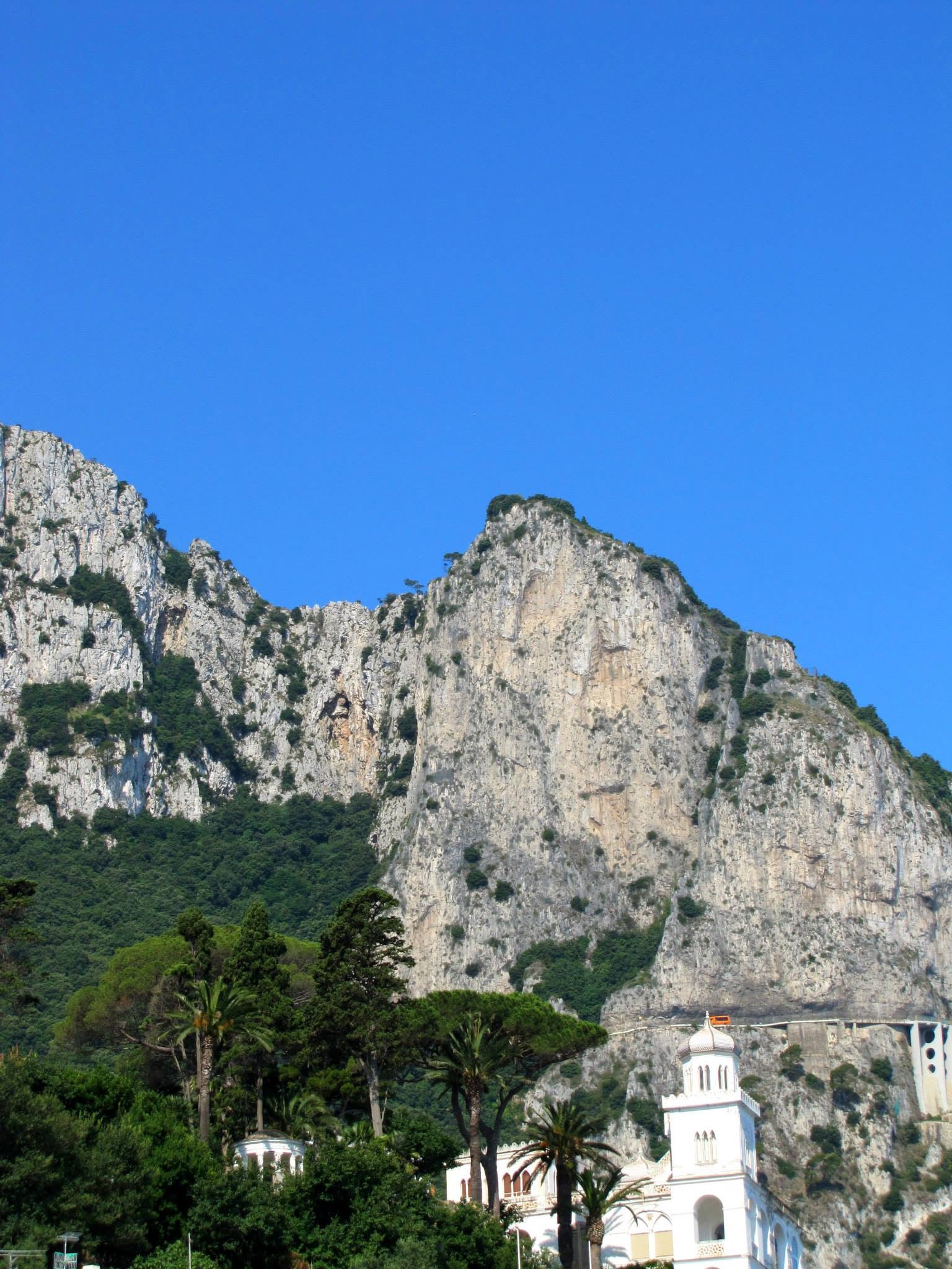 The cliffs of Capri